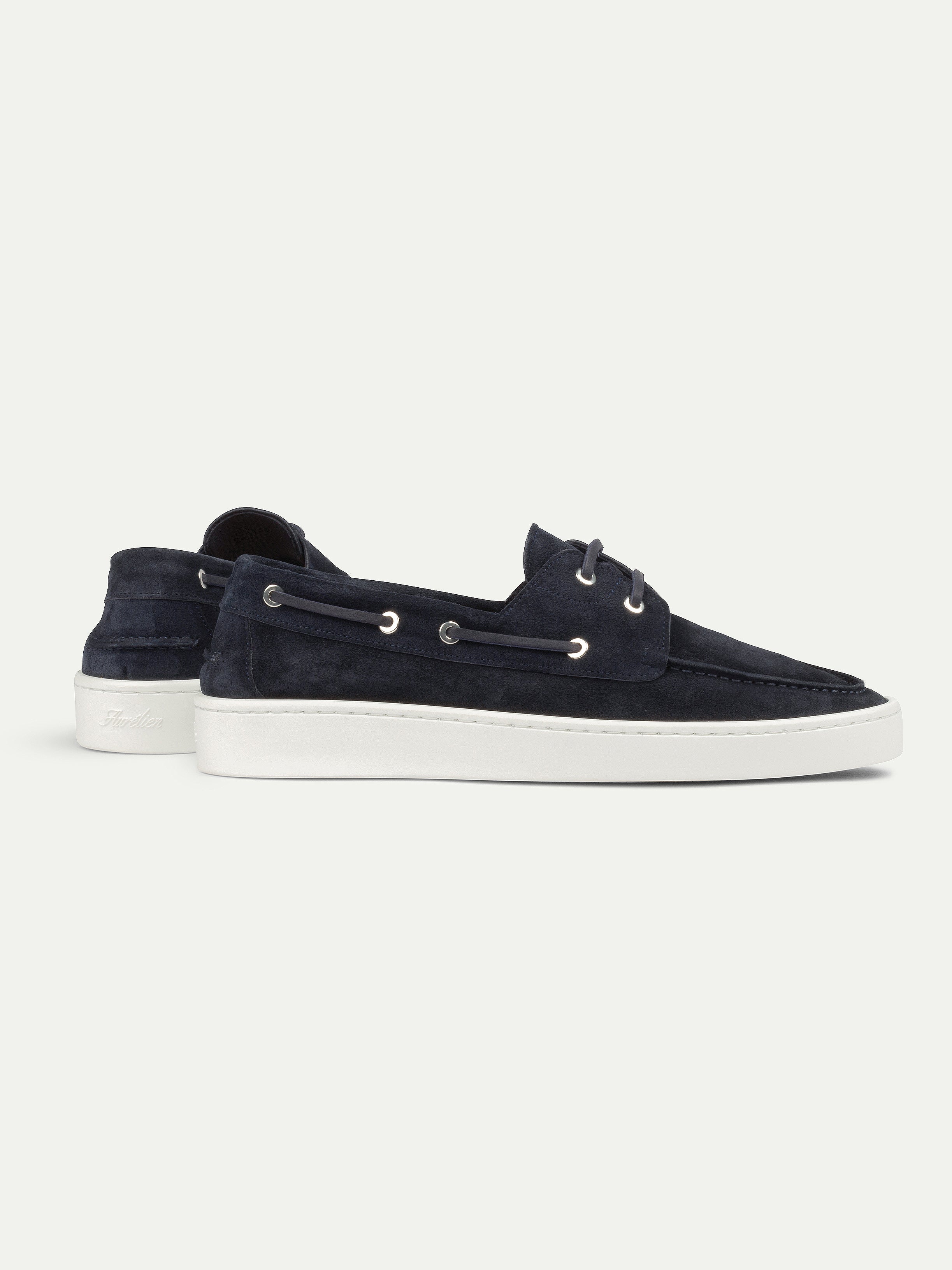 Navy Boat Sneaker