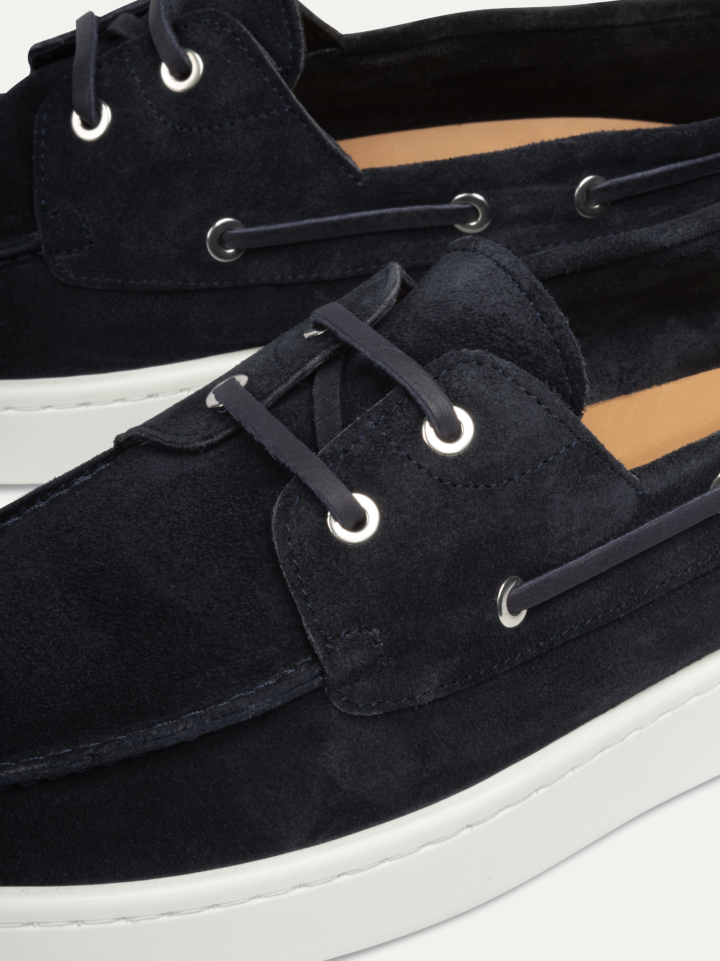 Navy Boat Sneaker