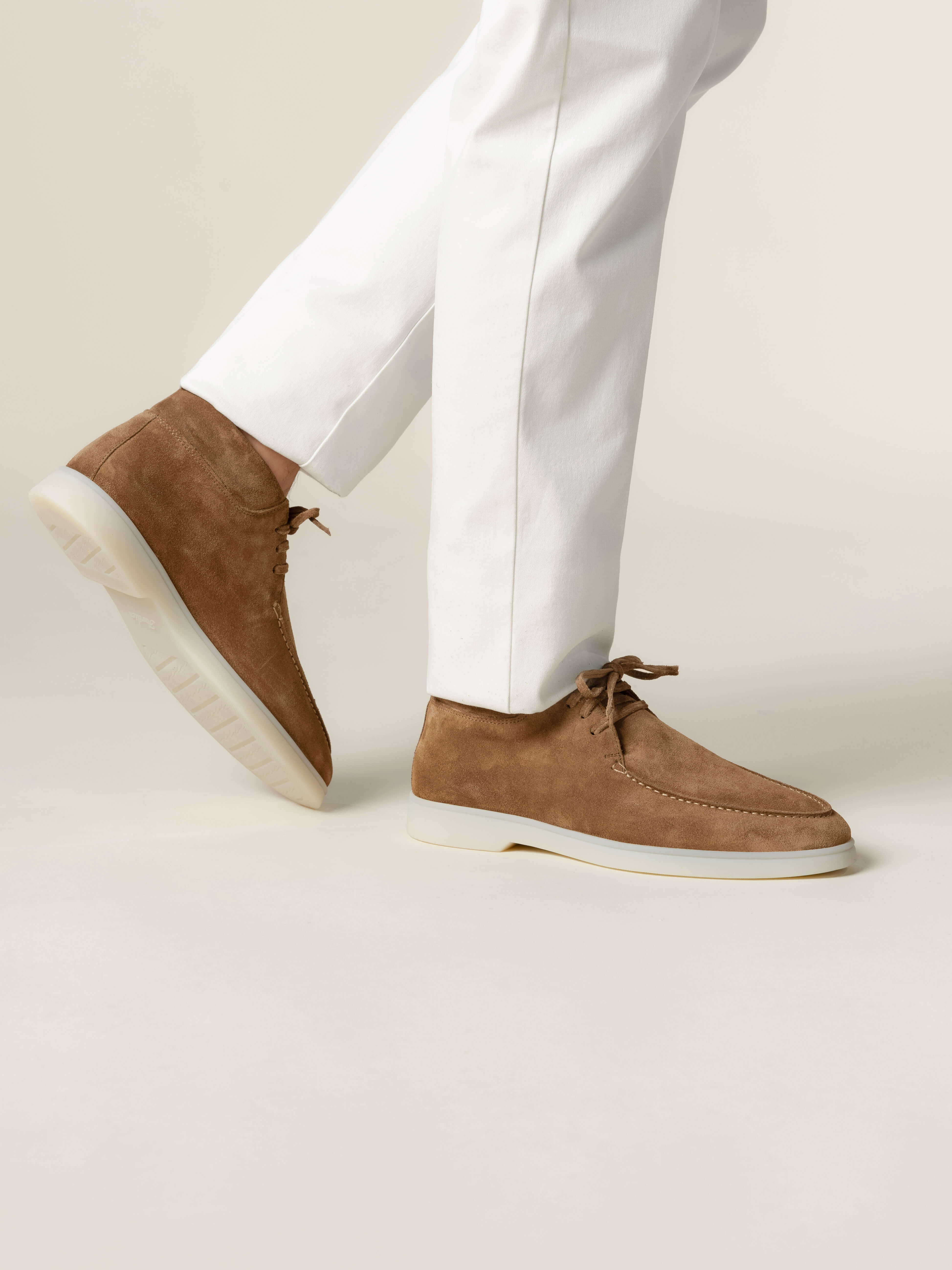 Golden Brown Suede Desert Boot