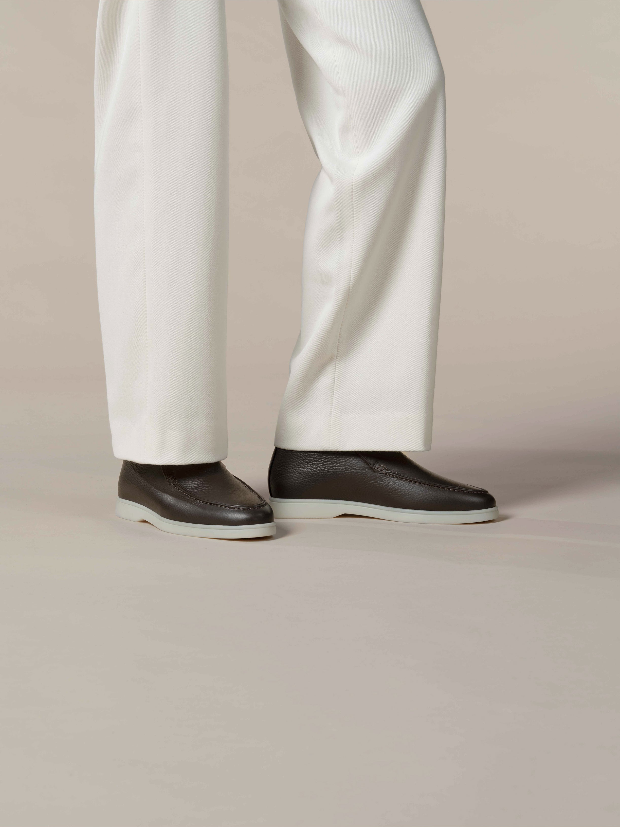 Lady Brown Grain City Loafer