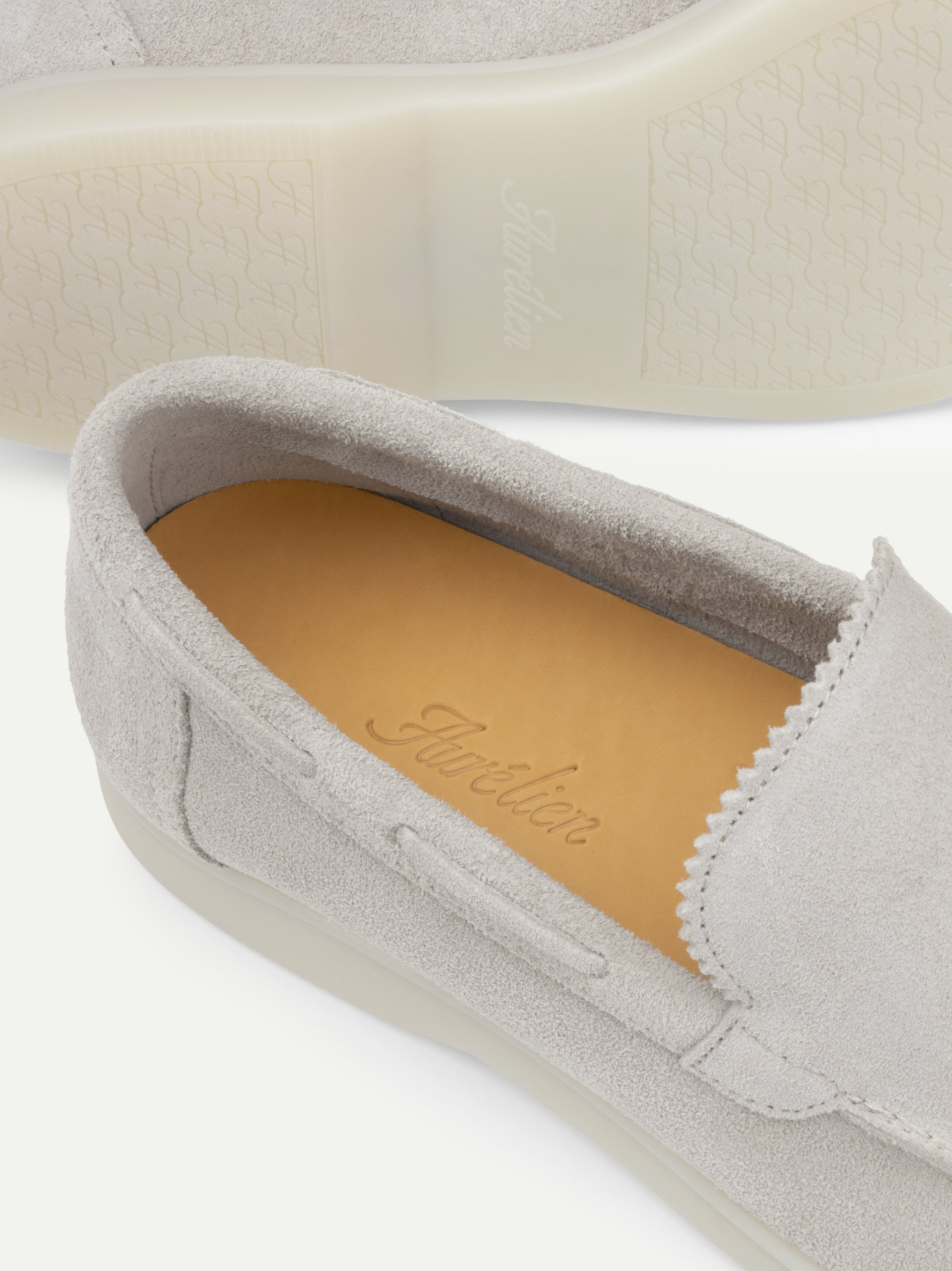 Lady Classic Grey Yacht Loafers