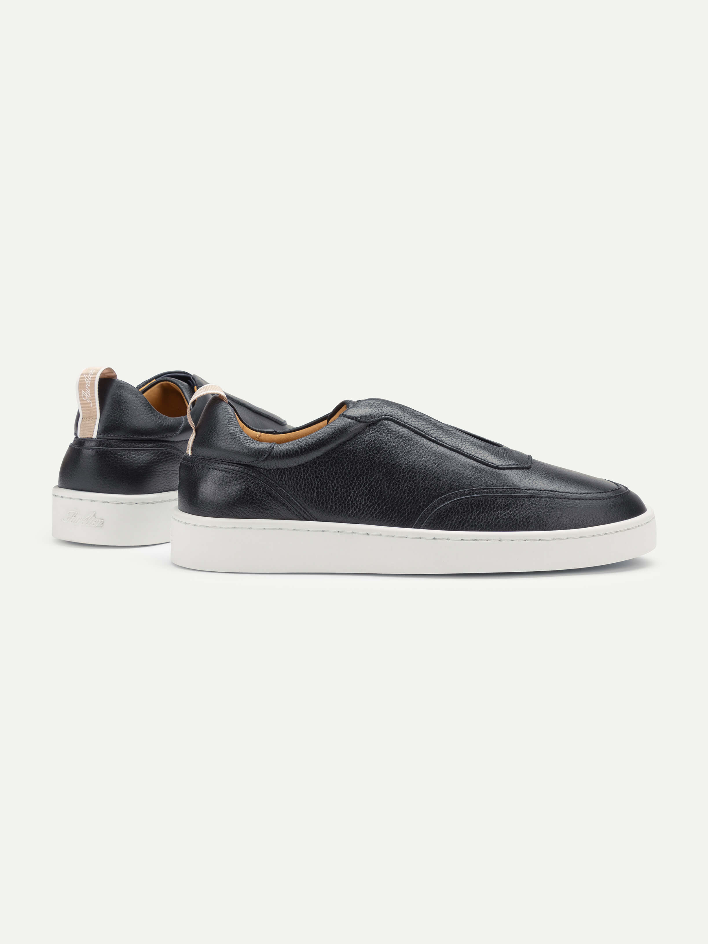 Navy Grain Leisure Sneaker