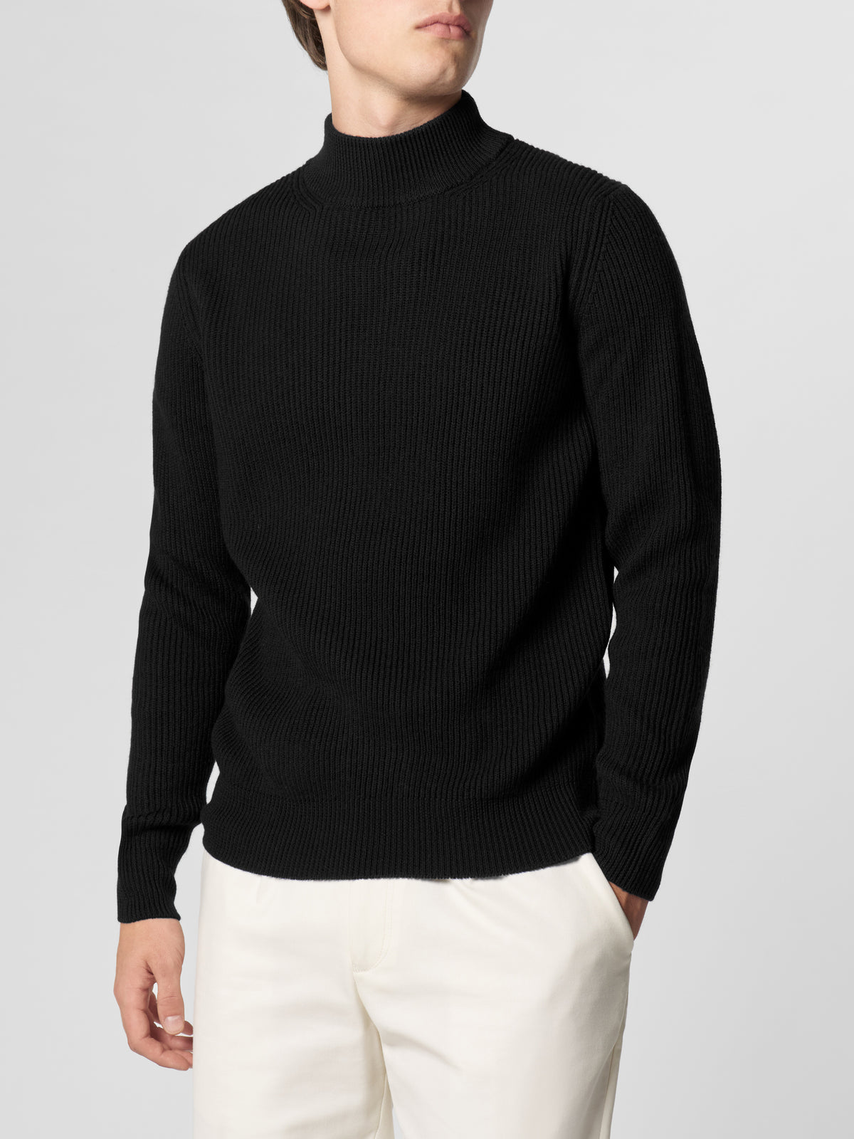 Costa Inglese Mockneck Black