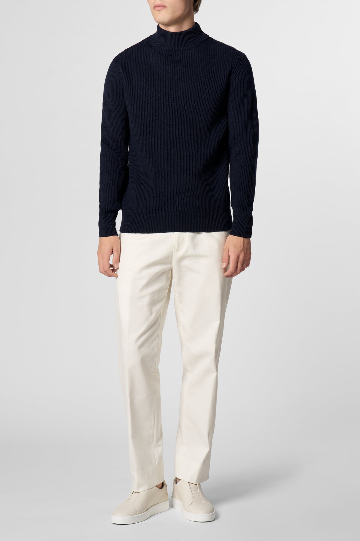 Costa Inglese Mockneck Navy
