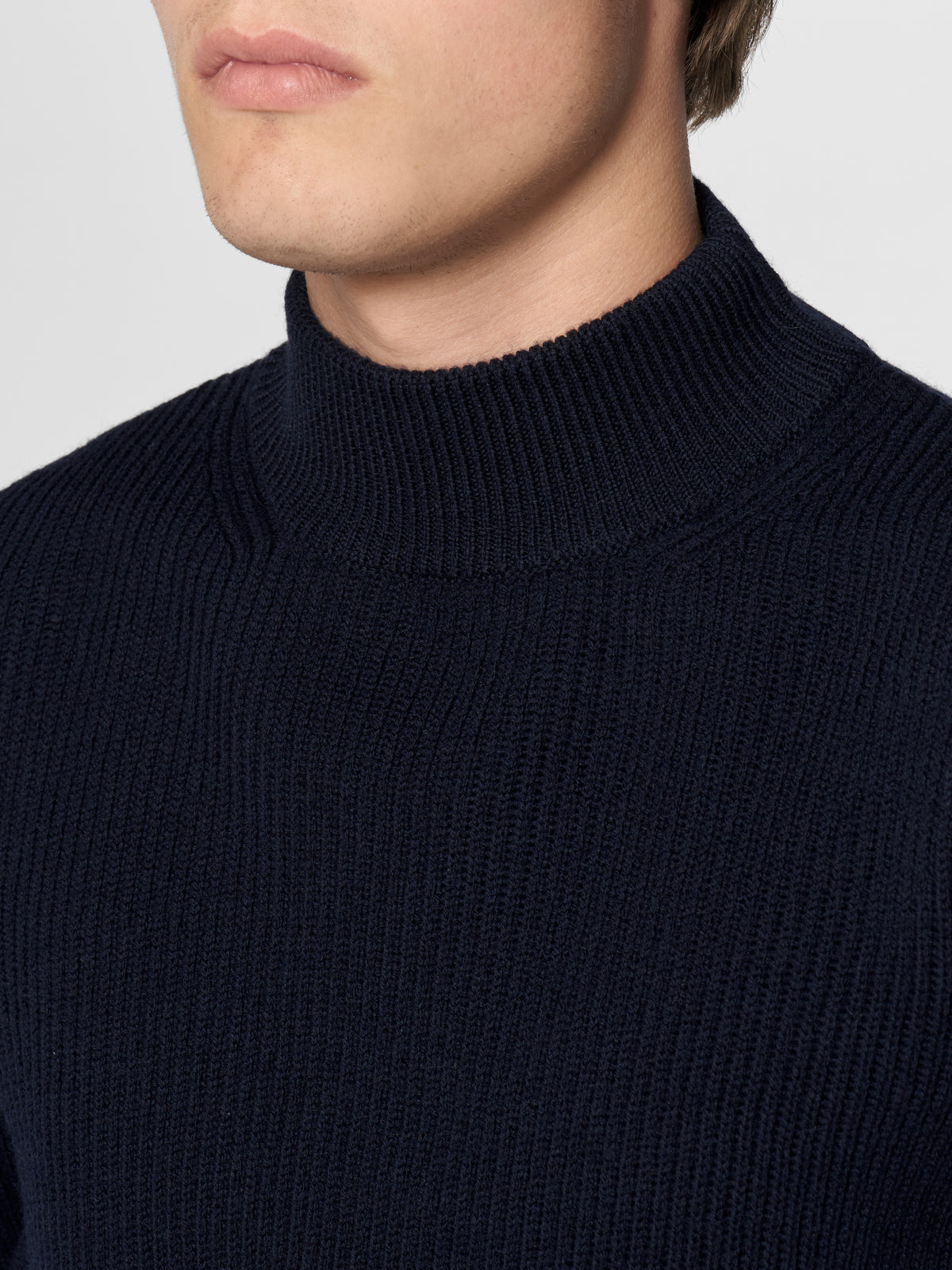 Costa Inglese Mockneck Navy