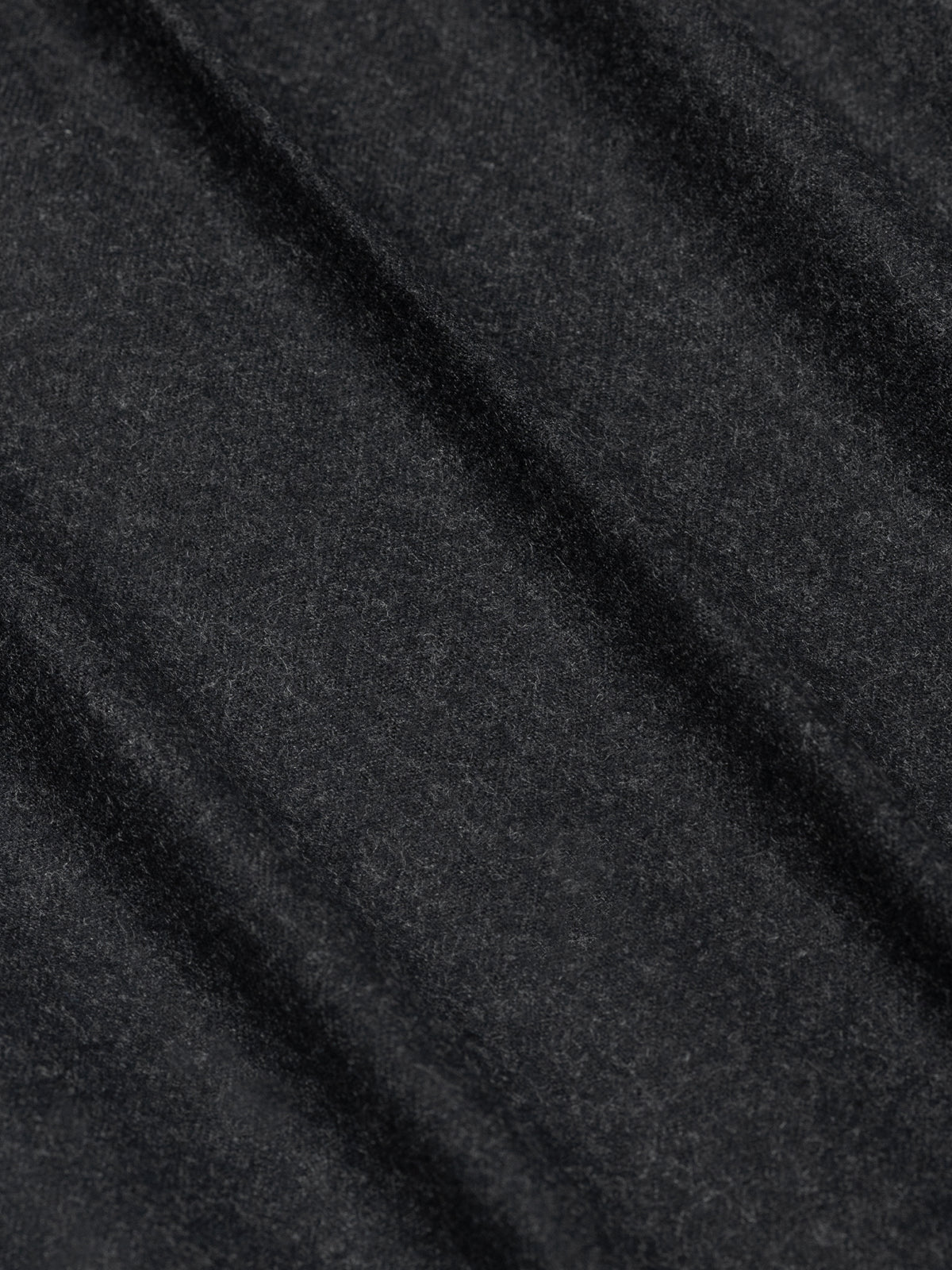 Charcoal Flannel Regent Trousers (Wool)