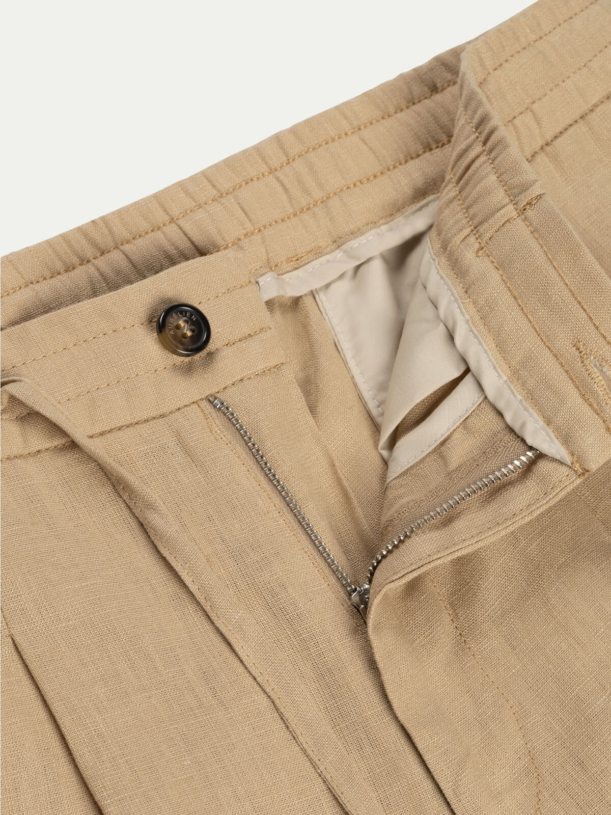 Nut Linen Seaside Trousers