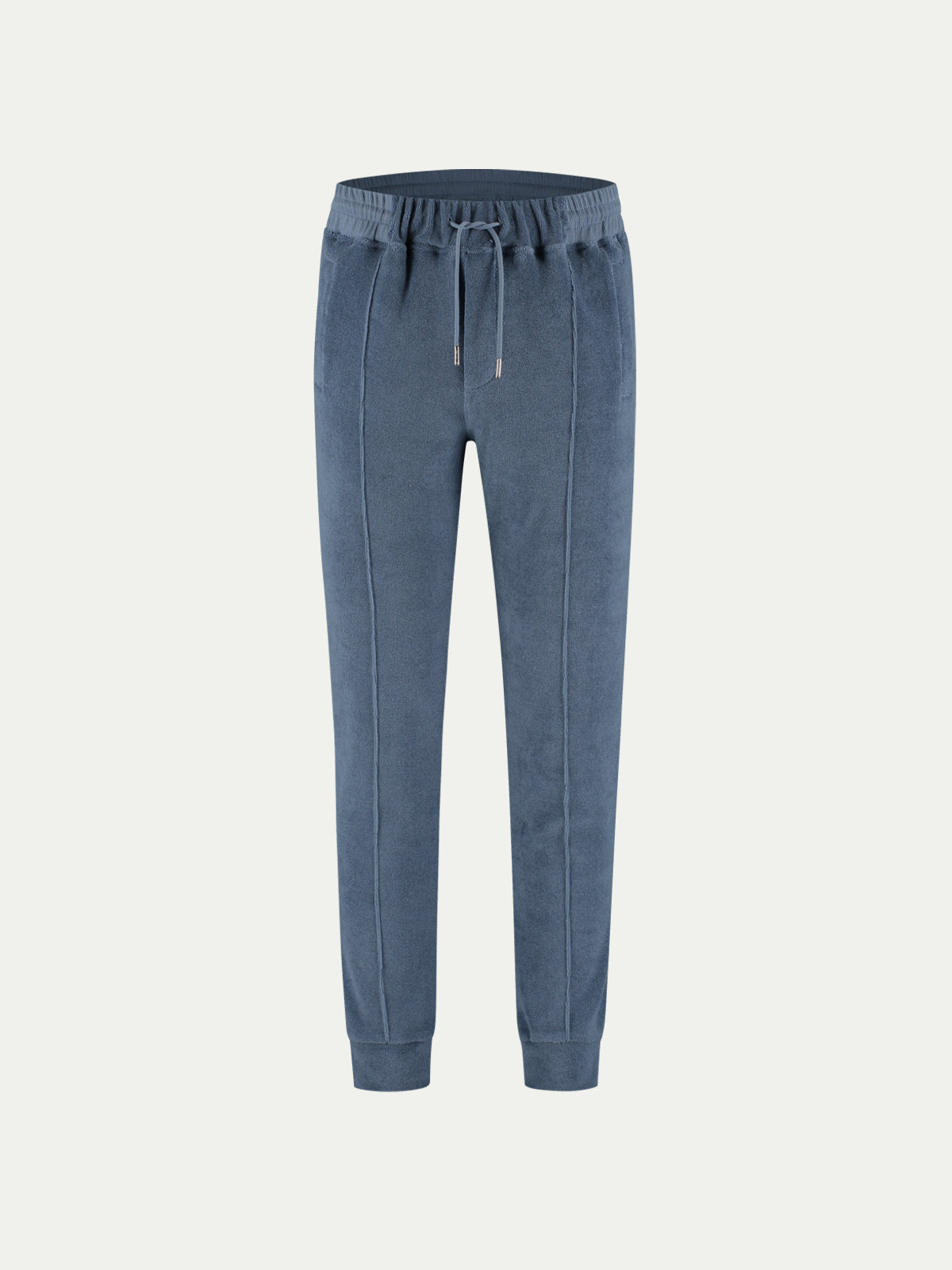 Steel Blue Terry Towelling Leisure Trousers