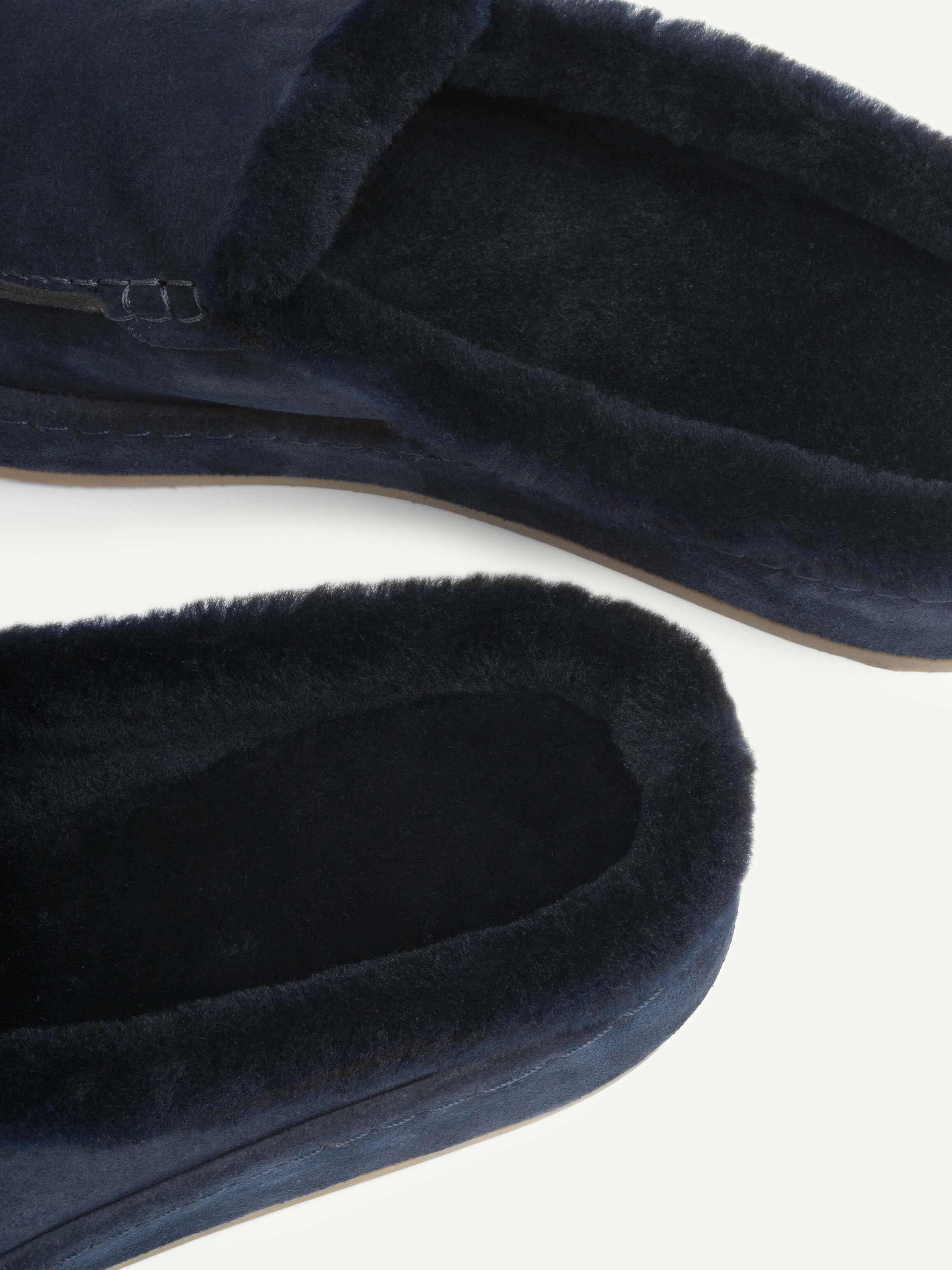 Navy Fur Voyager Slipper