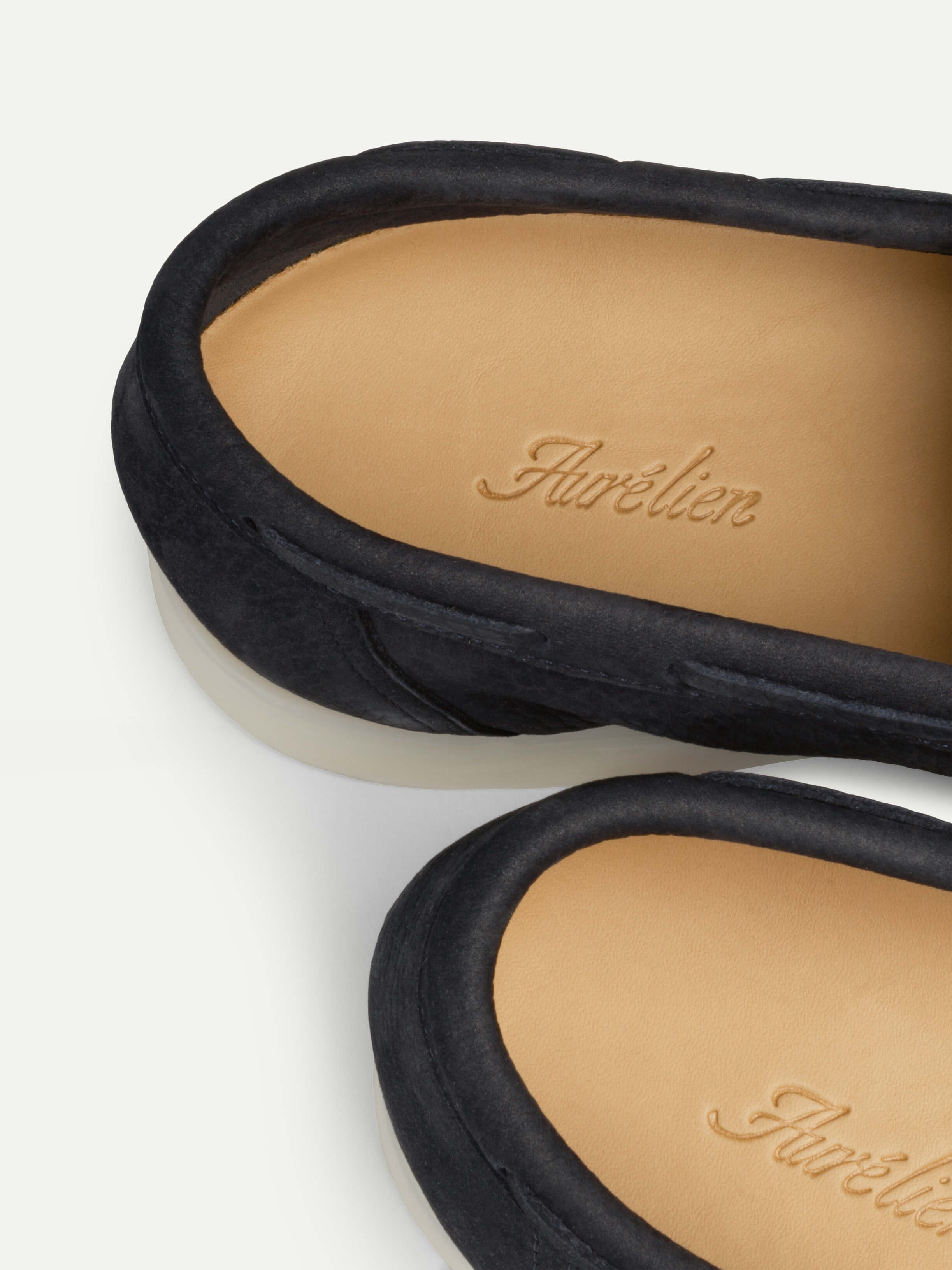 Navy Nubuck Yacht Loafers