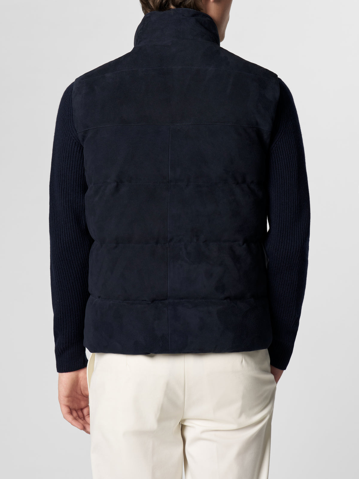 Navy Suede AUR1 Body Warmer