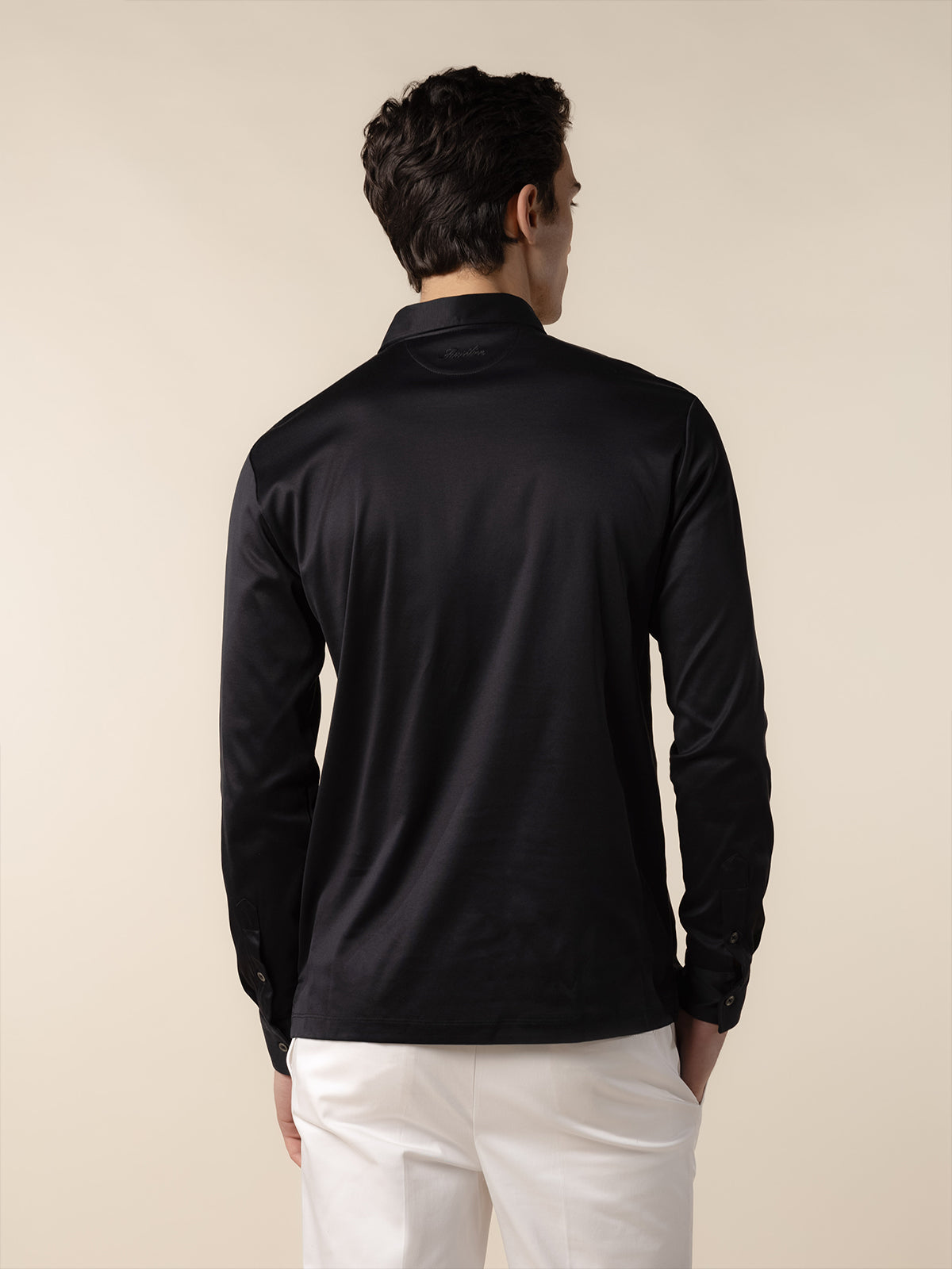 AUR1 Longsleeve Polo Black