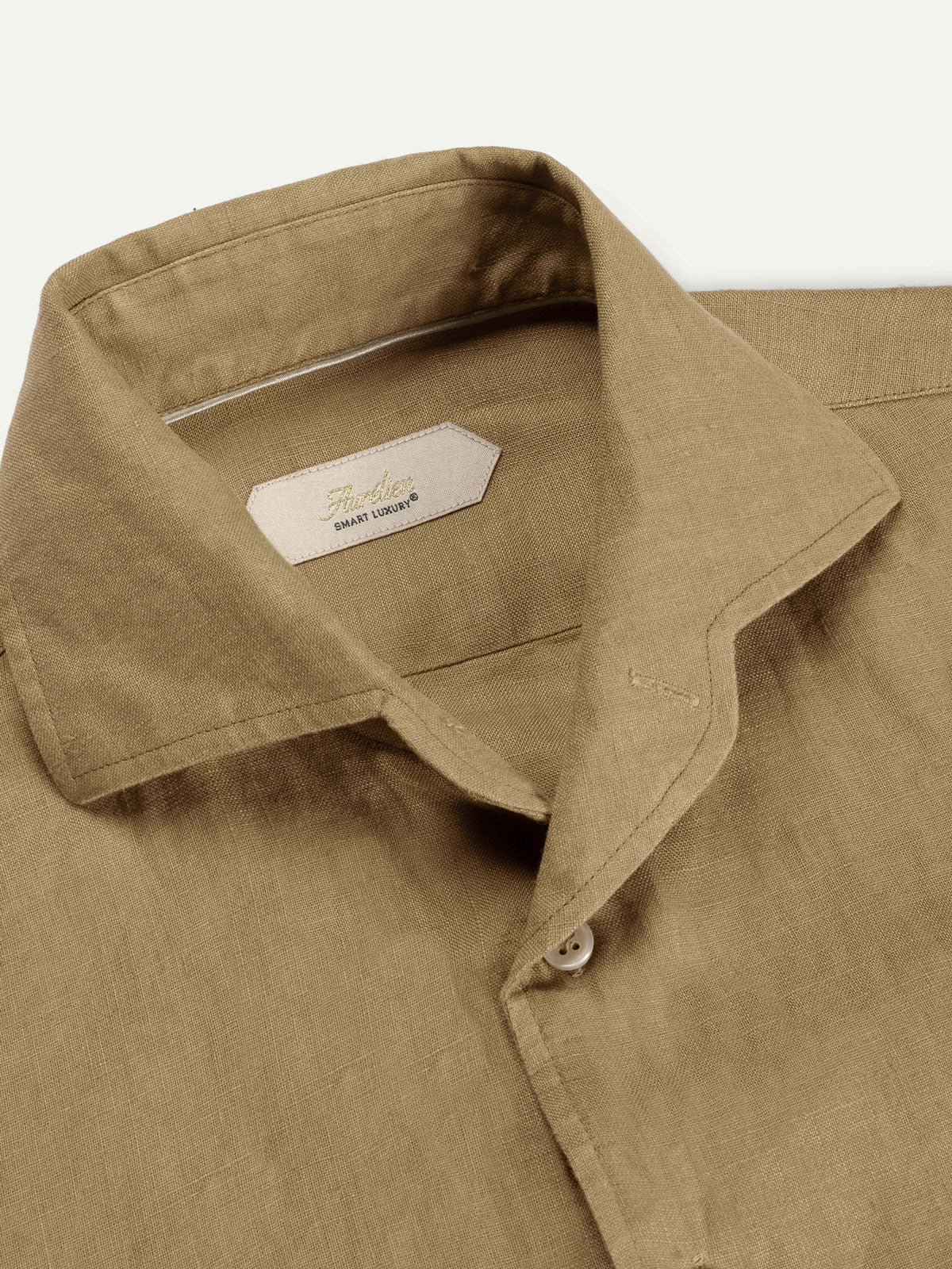 Dark Taupe Linen Seaside Shirt