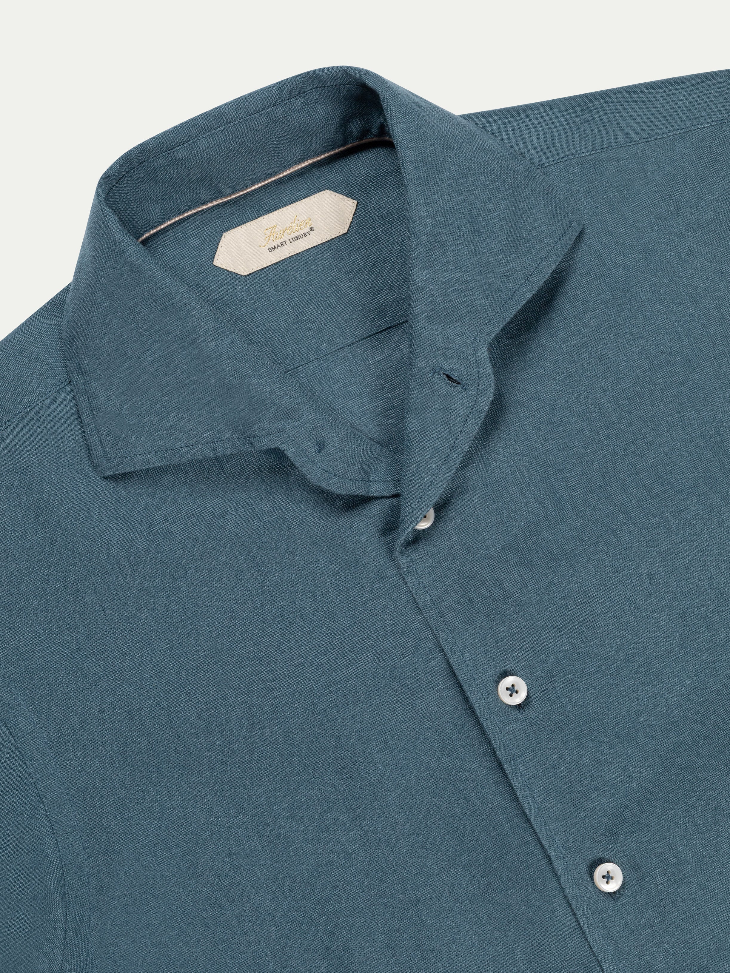 Sea Green Linen Seaside Shirt