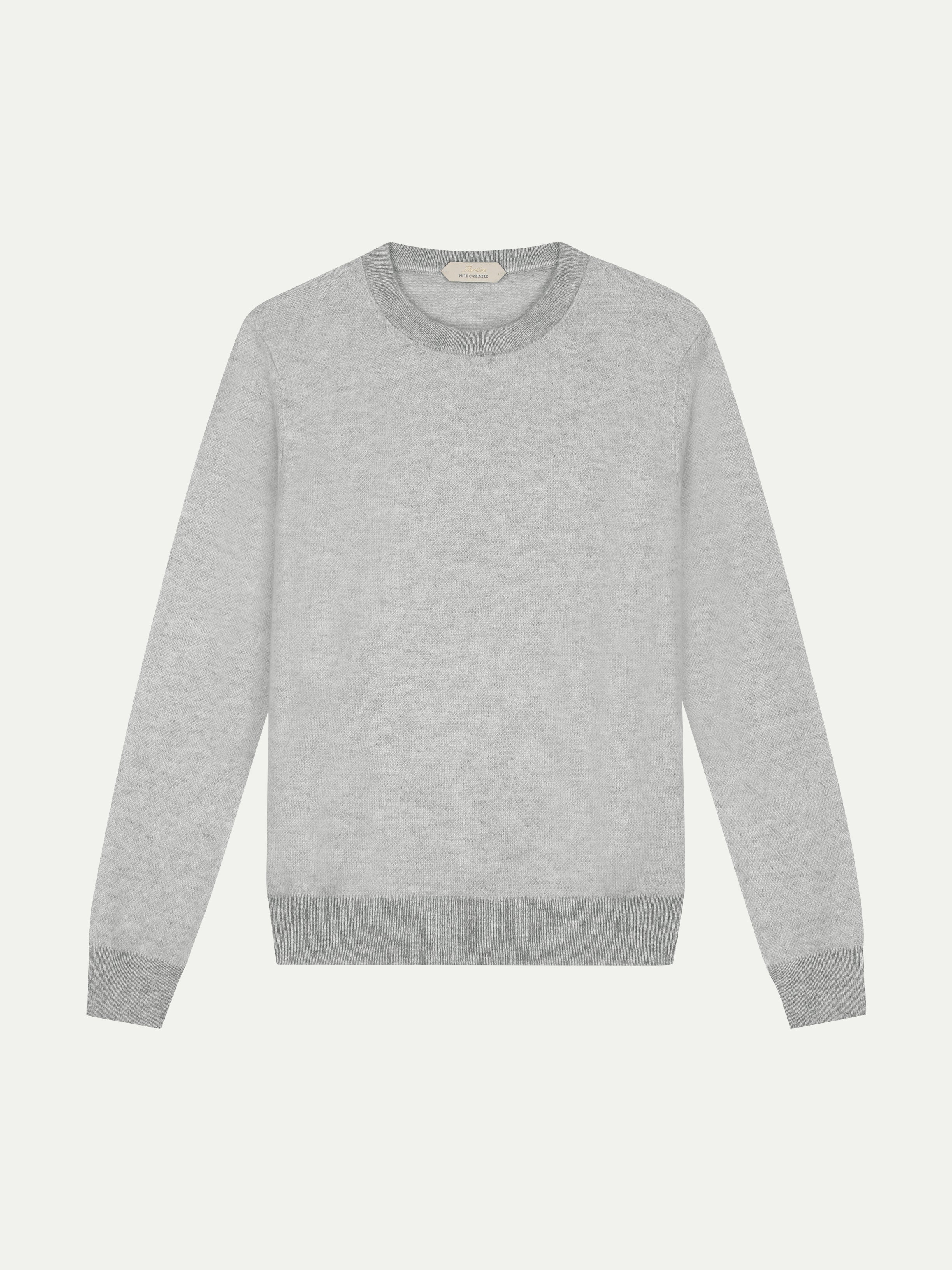 Light Grey Jaquard Crew
