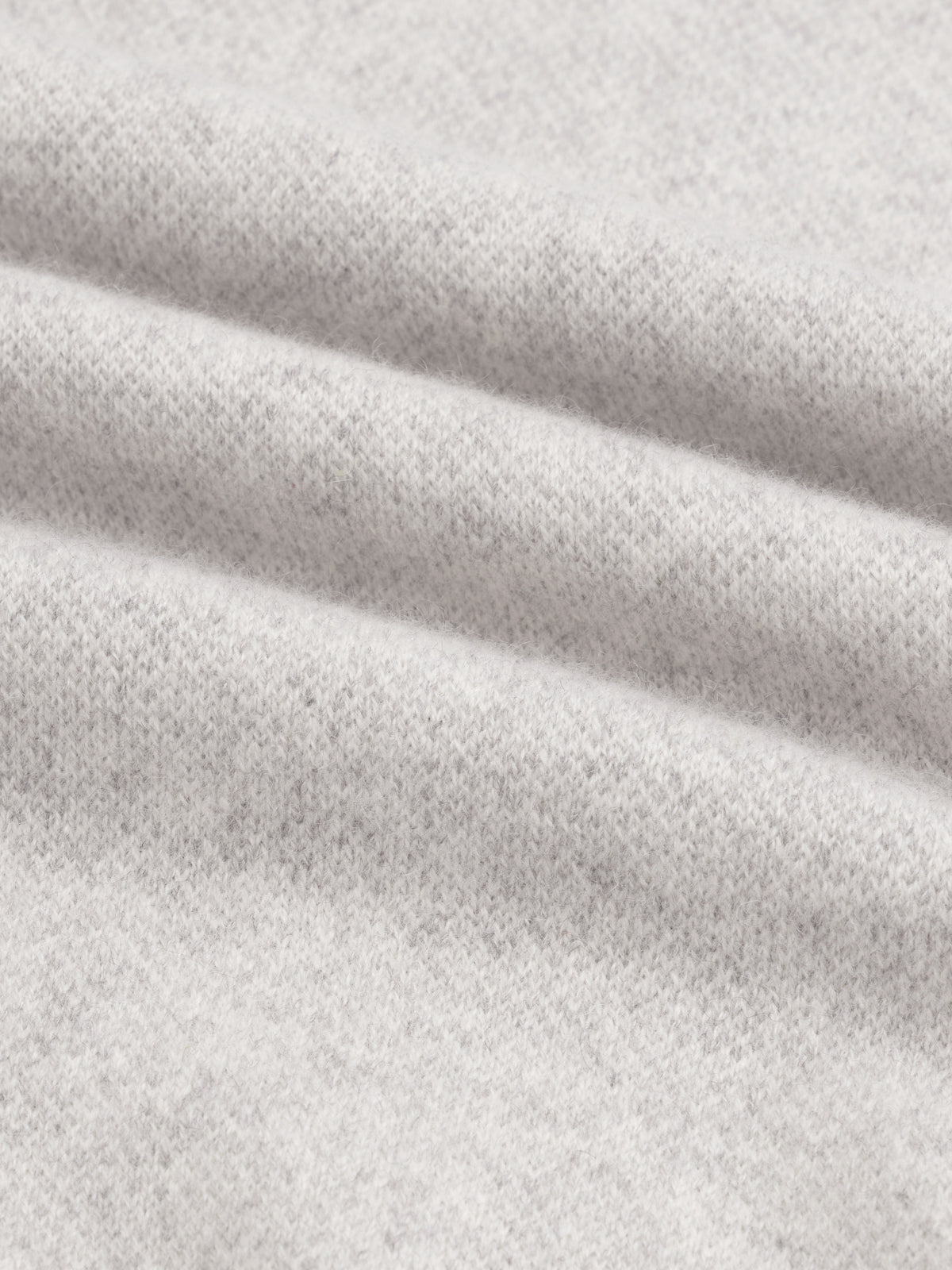 Light Grey Jaquard Zipper Sweater