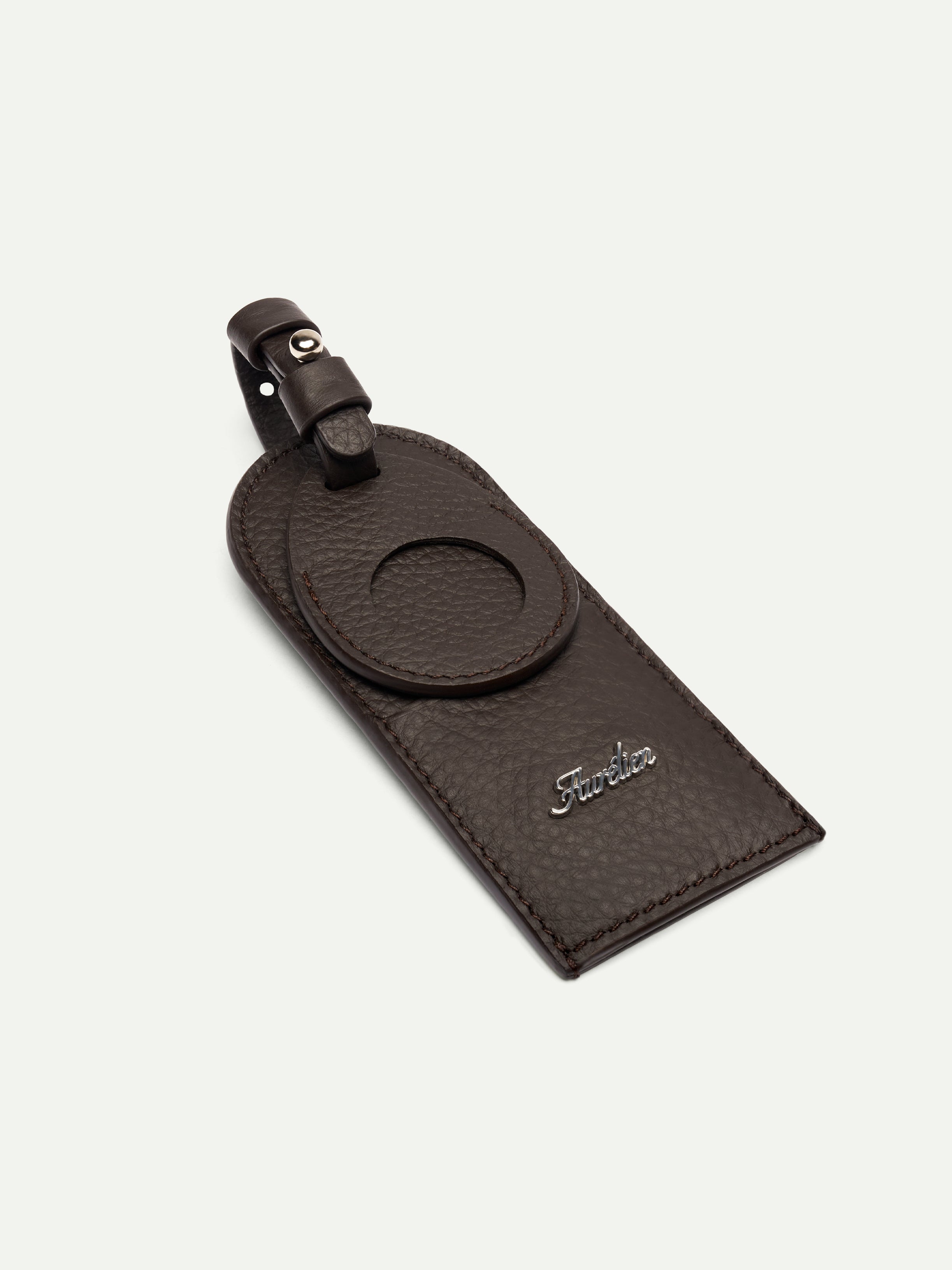 Wave Luggage Tag Brown