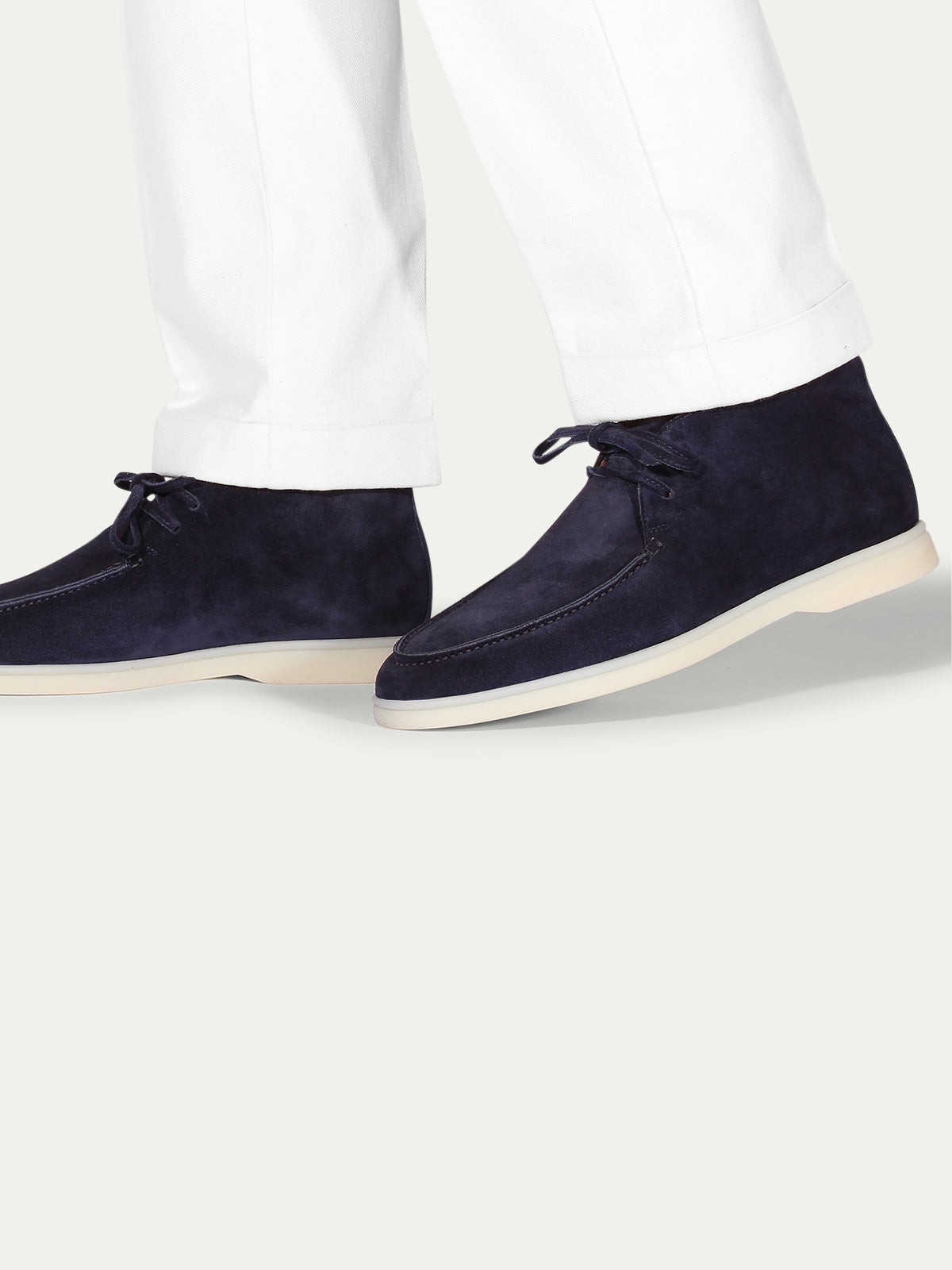 Navy Suede Desert Boot Aurelien