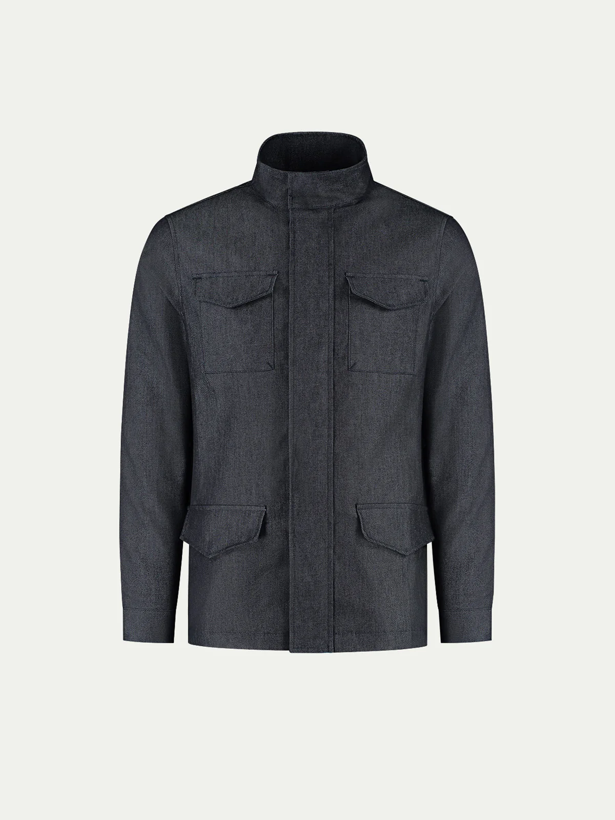 Dark Blue Denim Magnetic Field Jacket