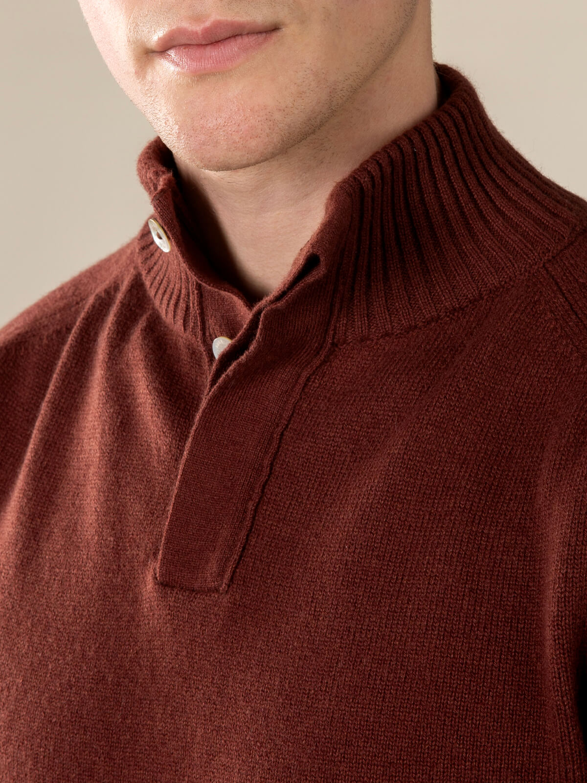 Plum City Button Sweater