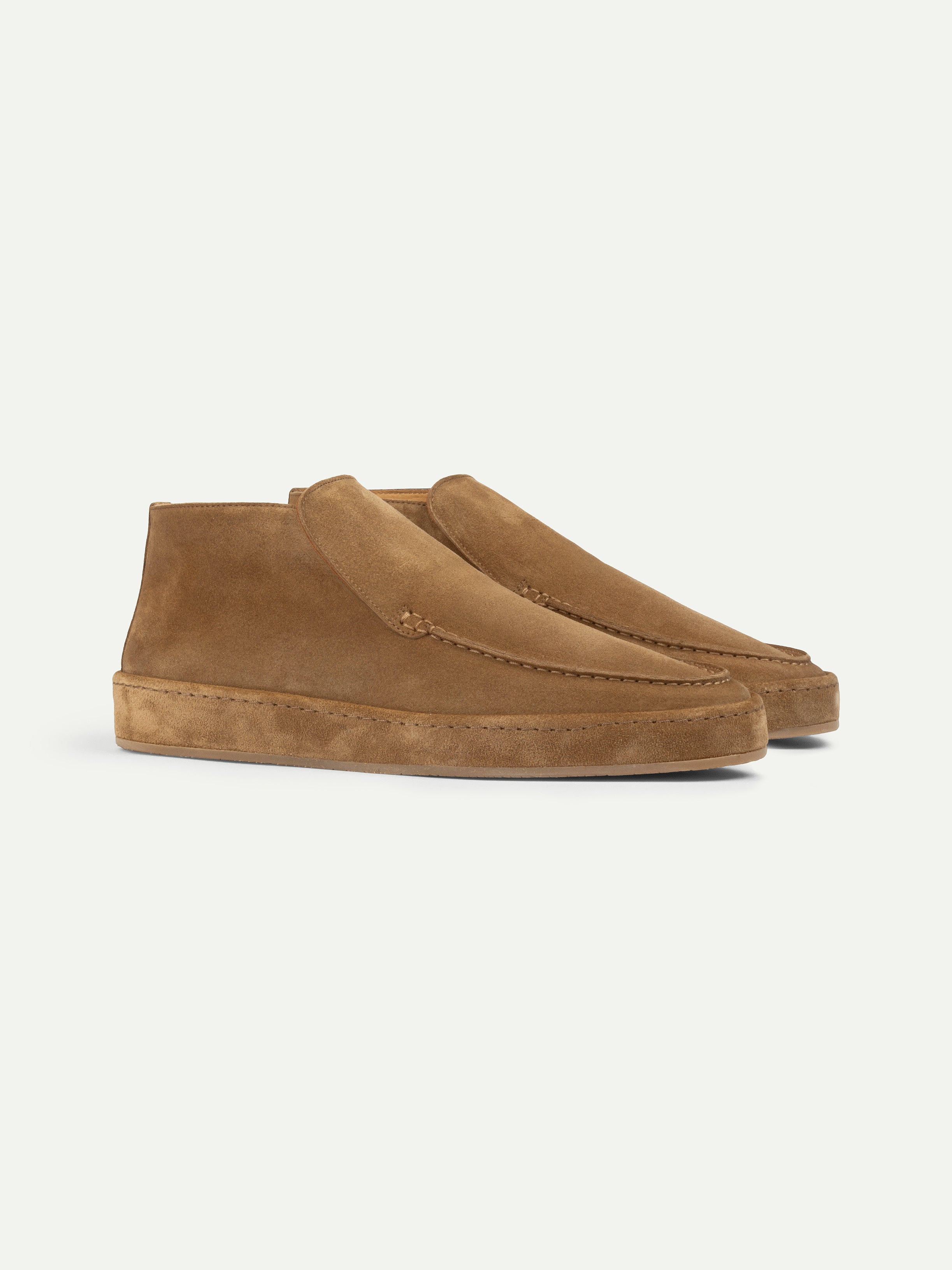 Beige Voyager City Loafer with Fur