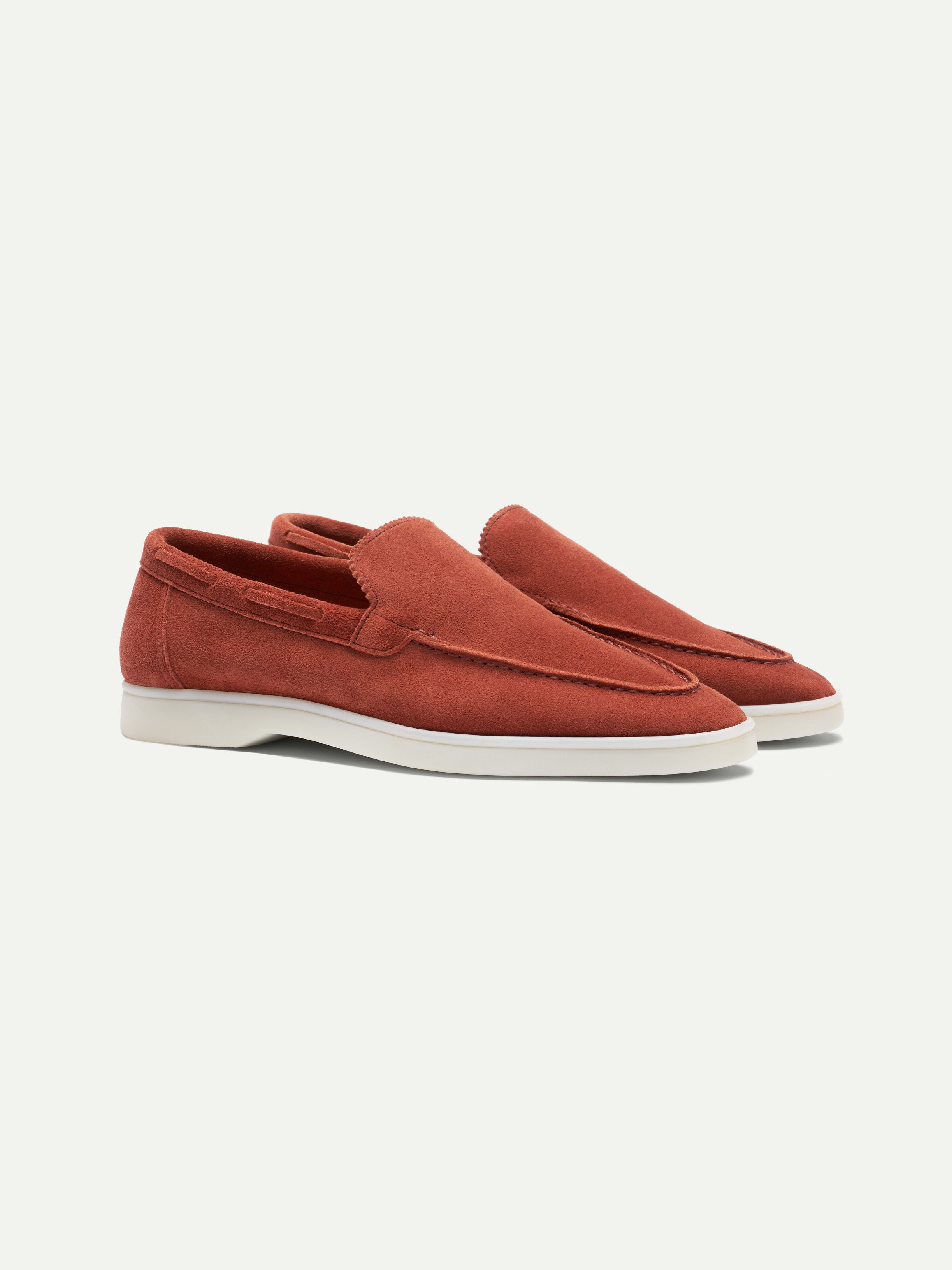 Lady Dusty Orange Yacht Loafers