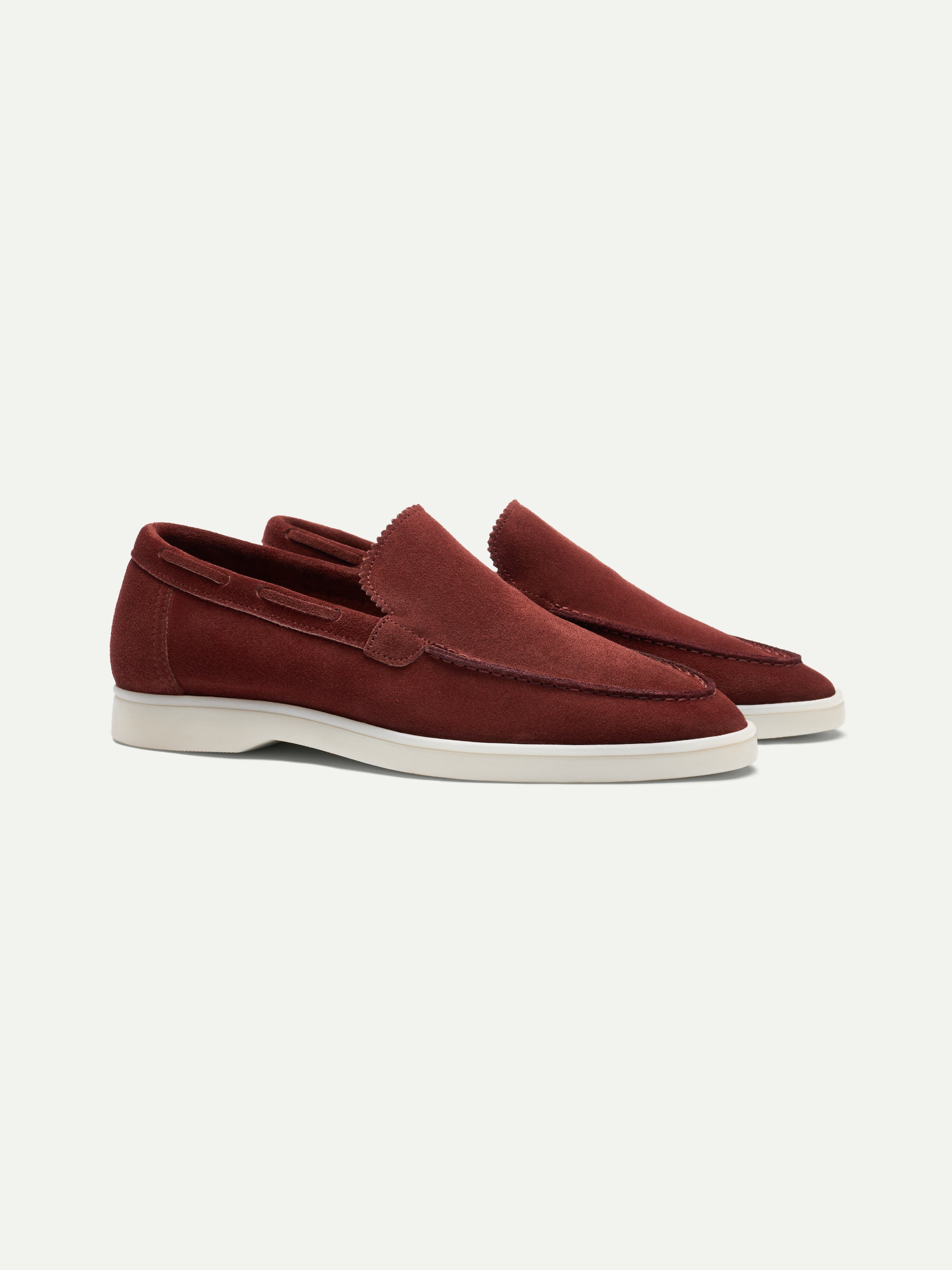 Lady Maroon Yacht Loafers
