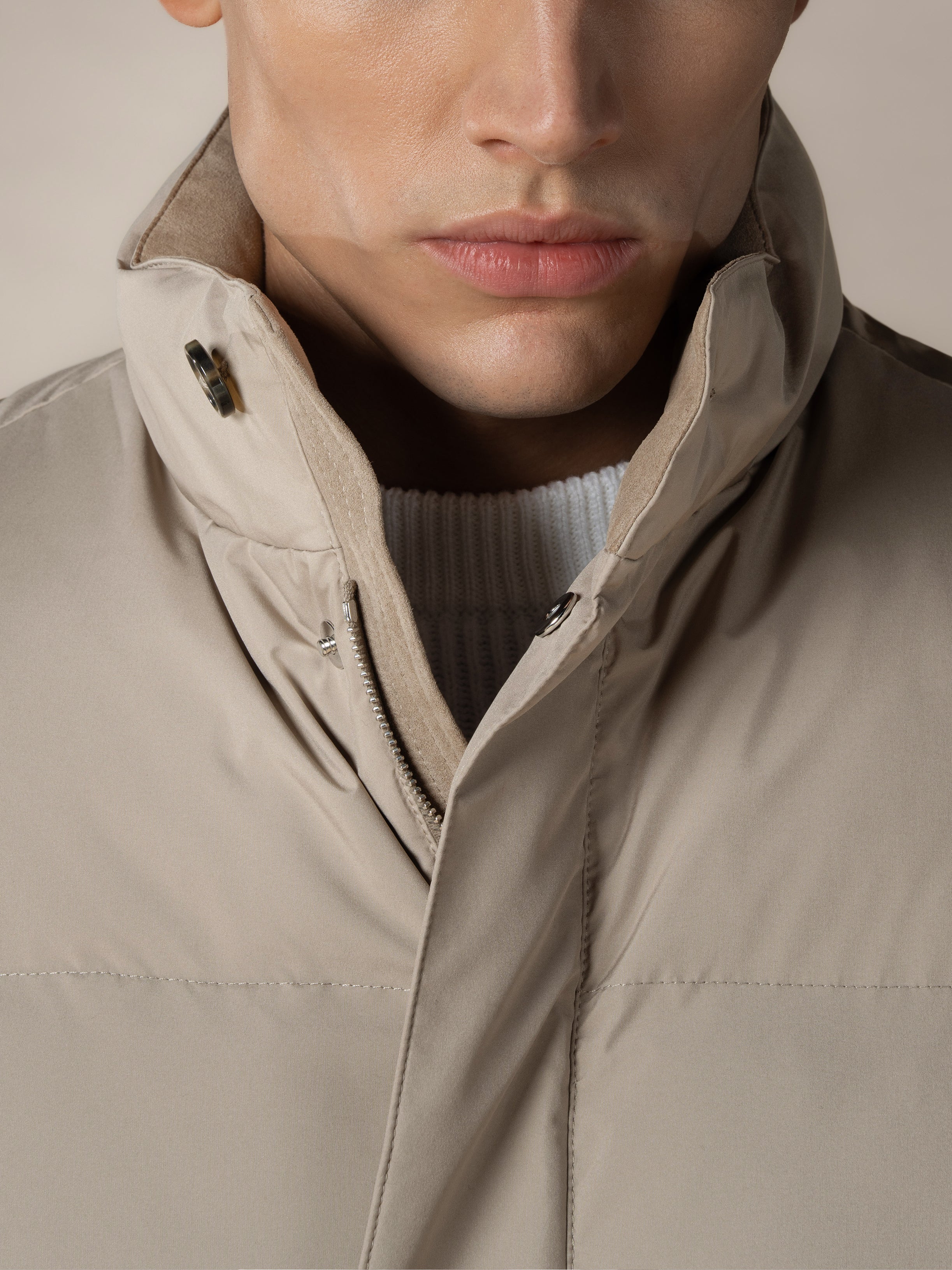 Beige Technical AUR1 Body Warmer