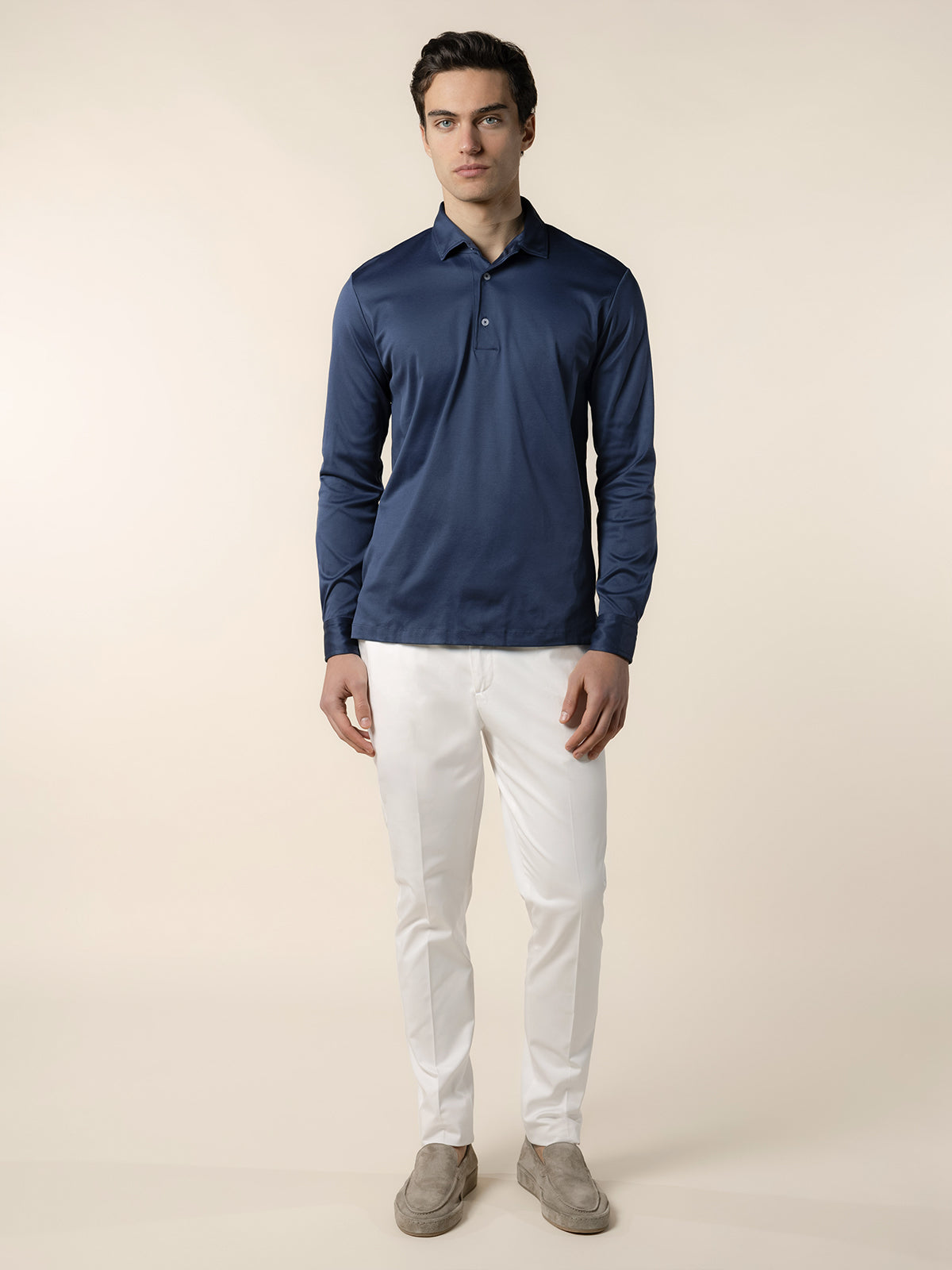 AUR1 Longsleeve Polo Racing Blue