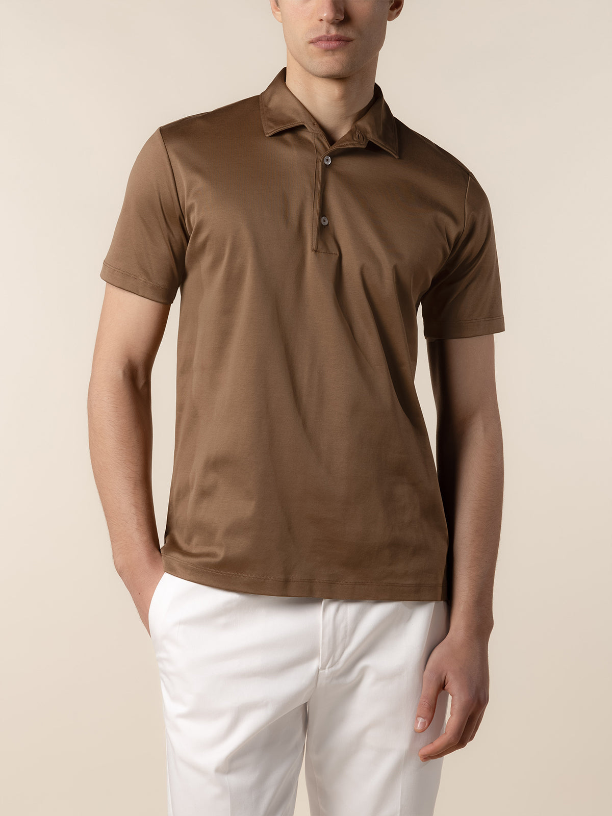 AUR1 Polo Golden Brown