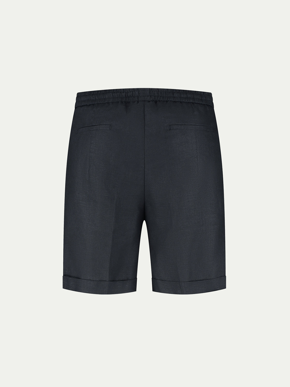 Navy Linen Seaside Shorts