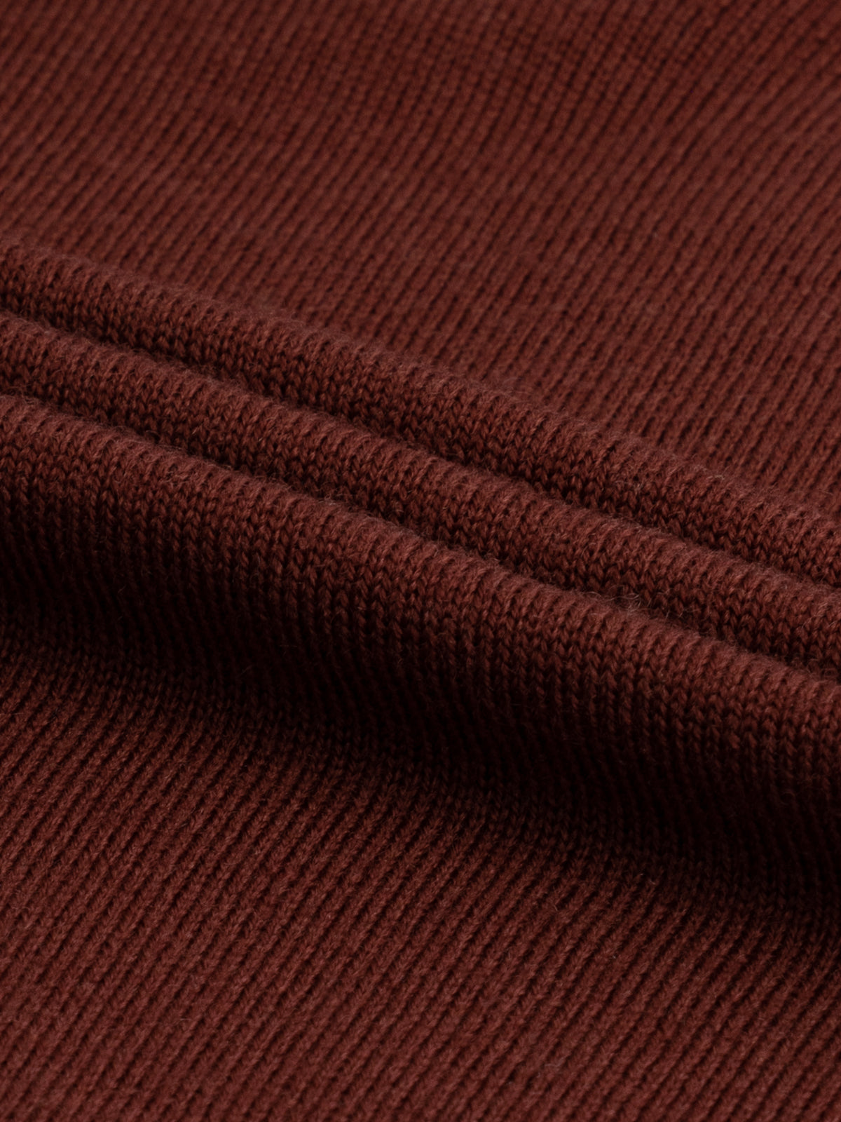 Extrafine Merino Buttonless Polo Maroon
