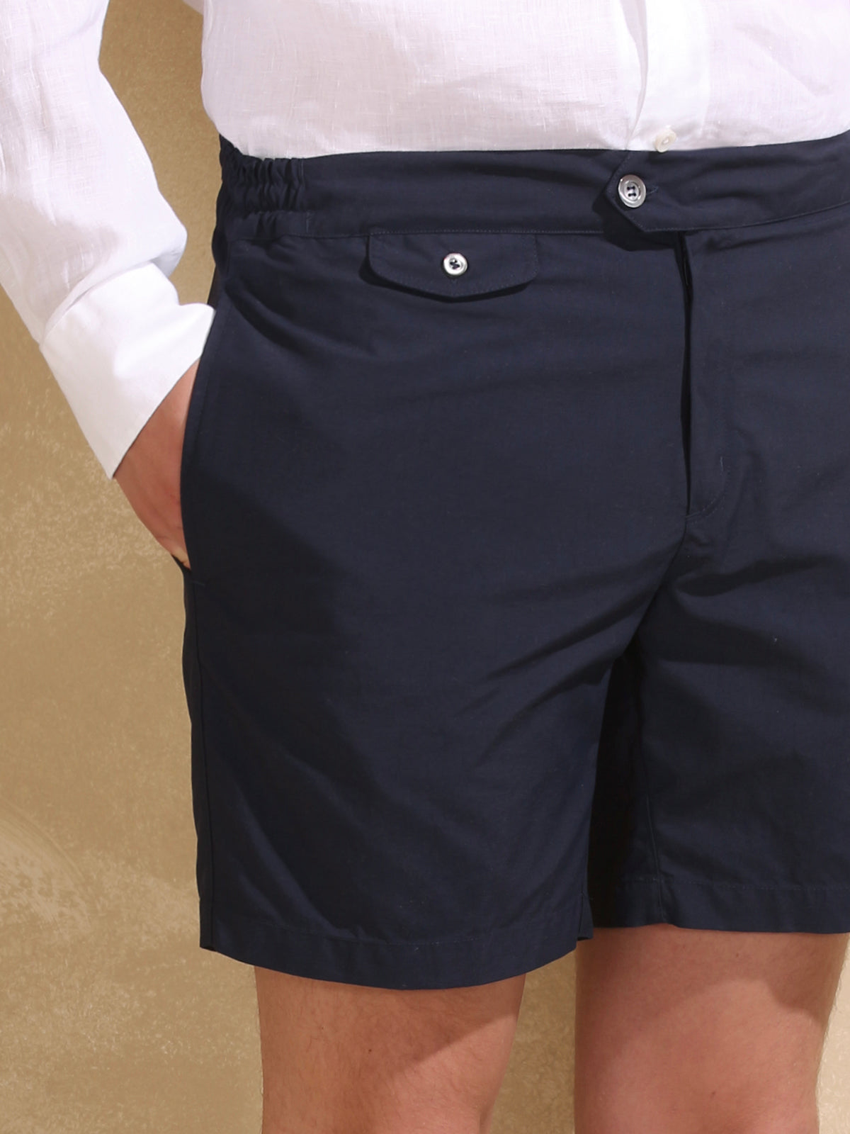Navy Beachside Swim Short