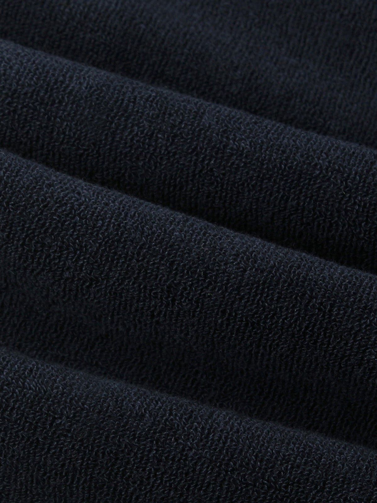 Navy Terry Towelling Polo Shirt Aurelien
