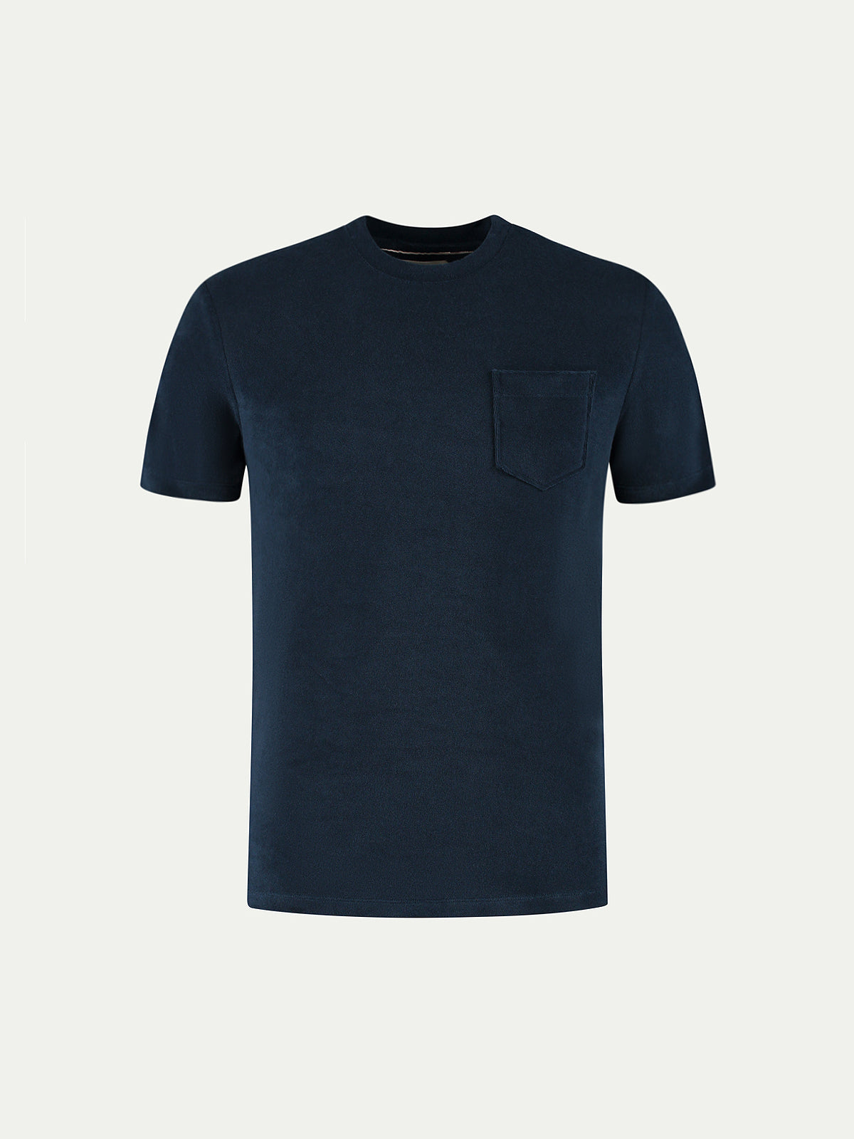 Badstof T-Shirt Navy