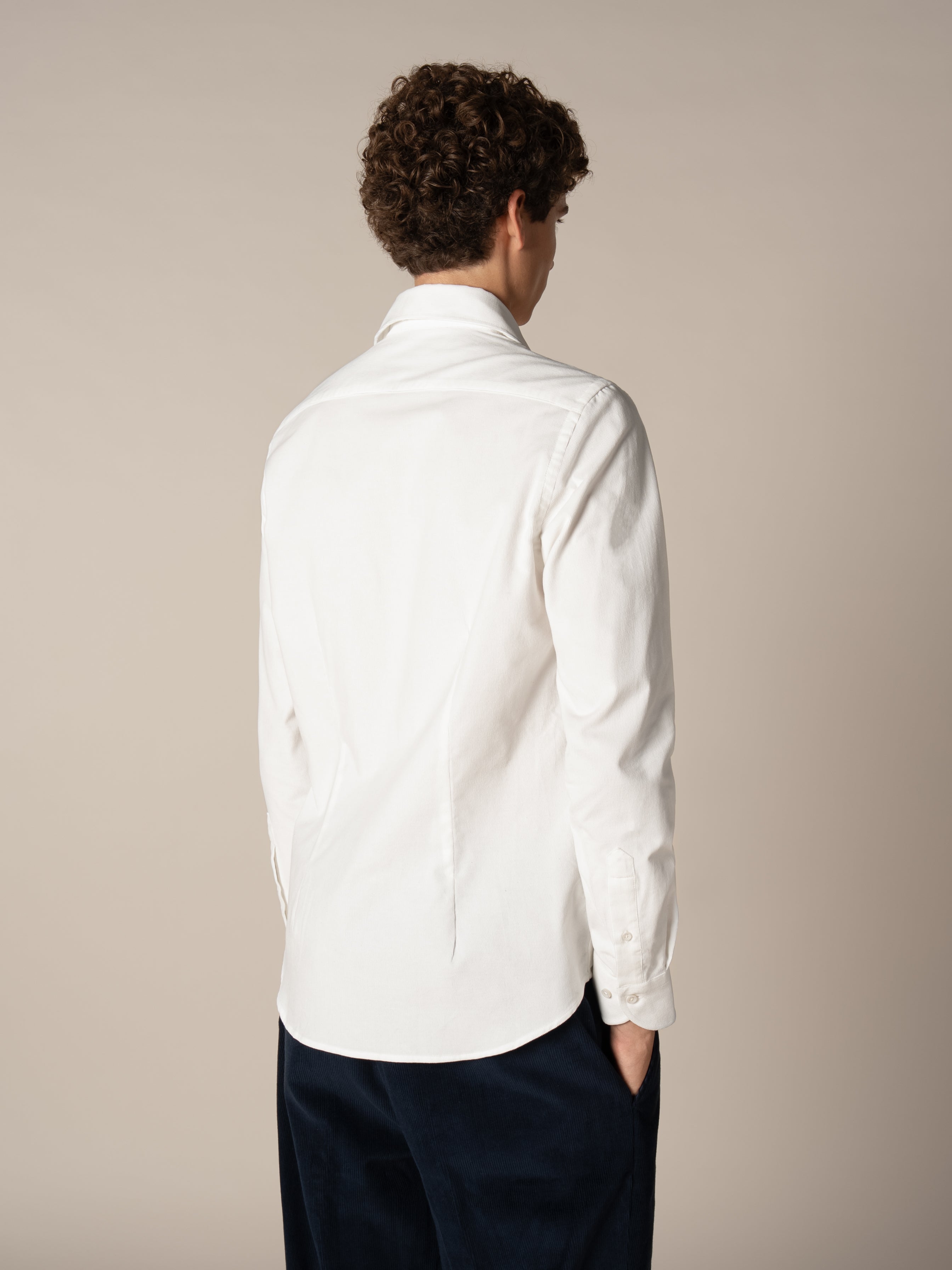 Ivory Corduroy Shirt