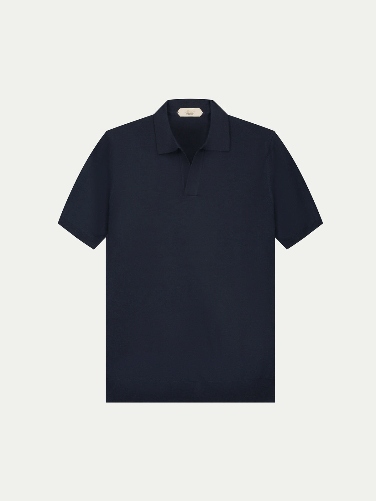 Shortsleeve Buttonless Polo Navy