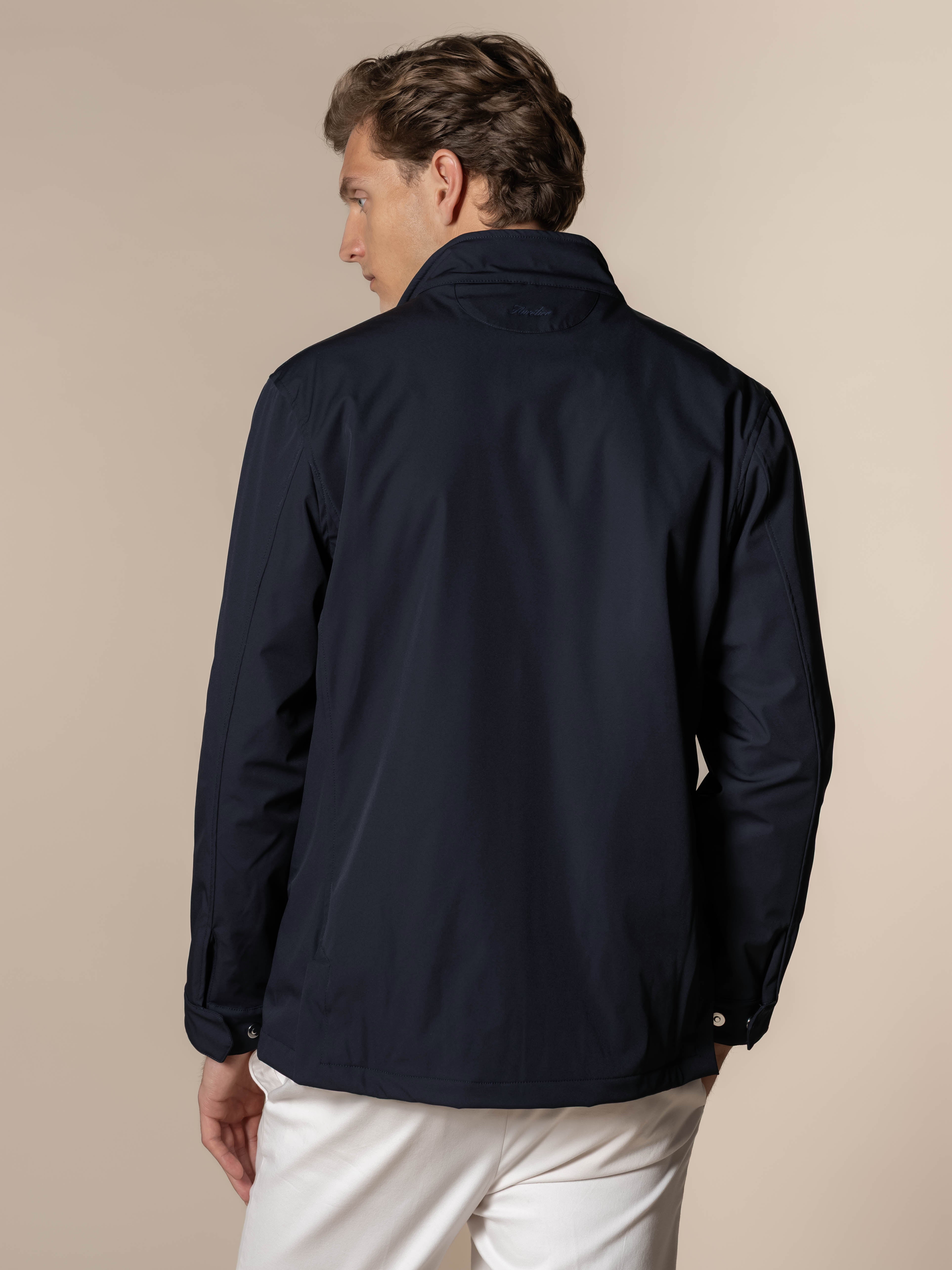 Navy Magnetic Field Jacket