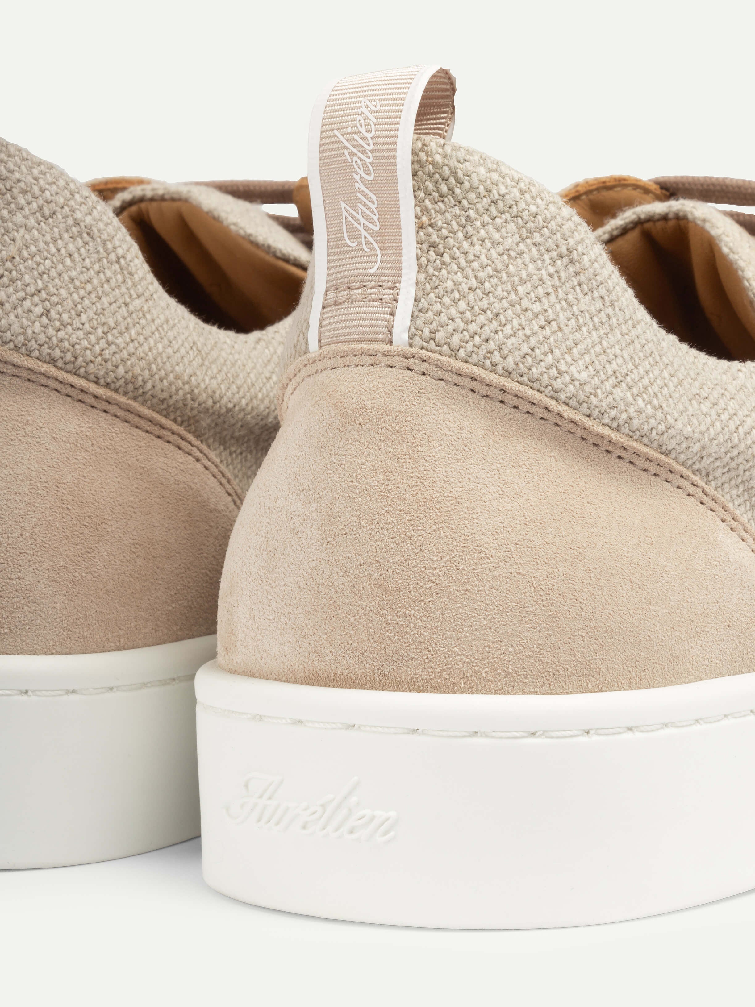 Beige Linen Bayside Sneaker