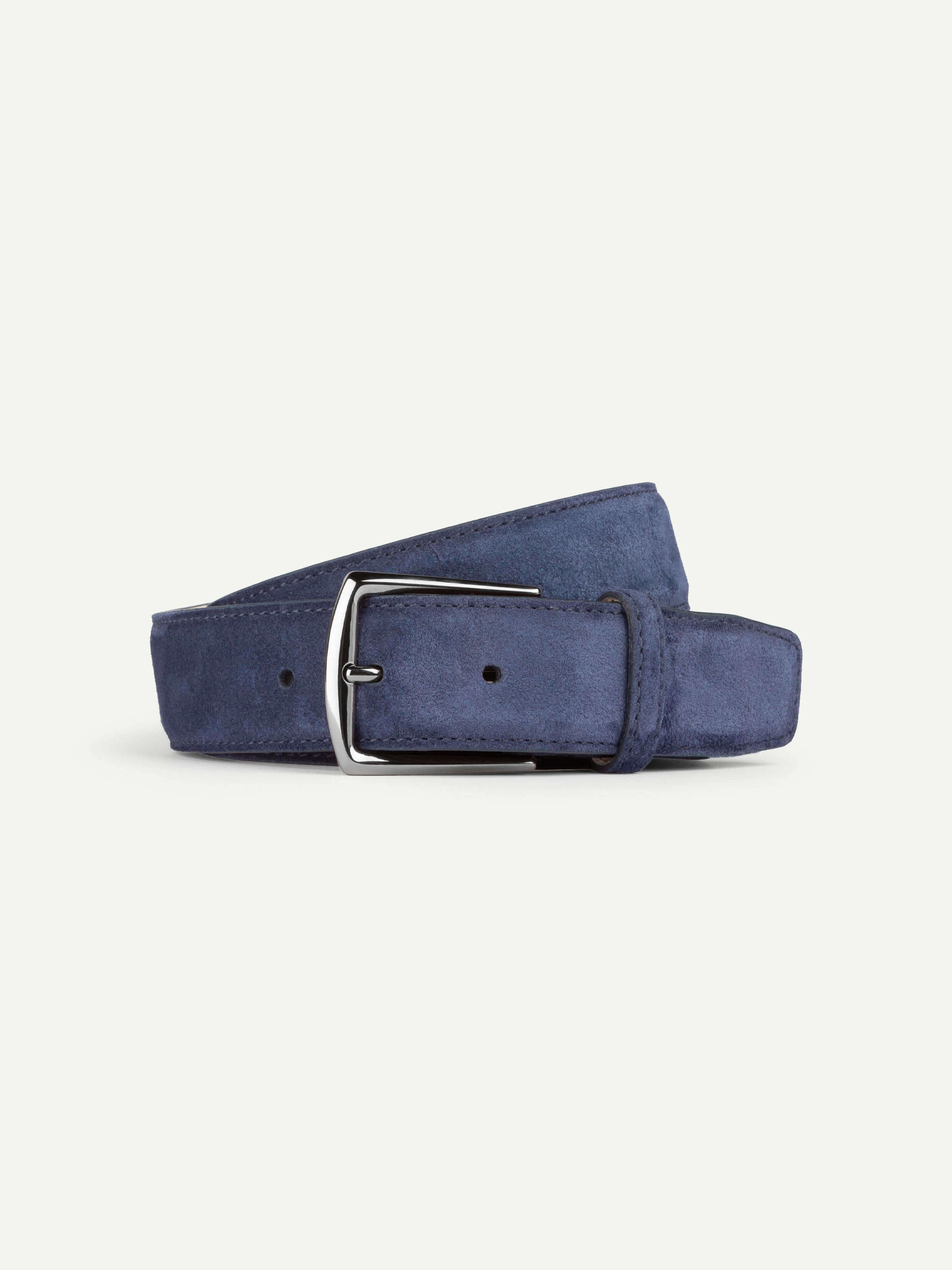 Navy suède riem