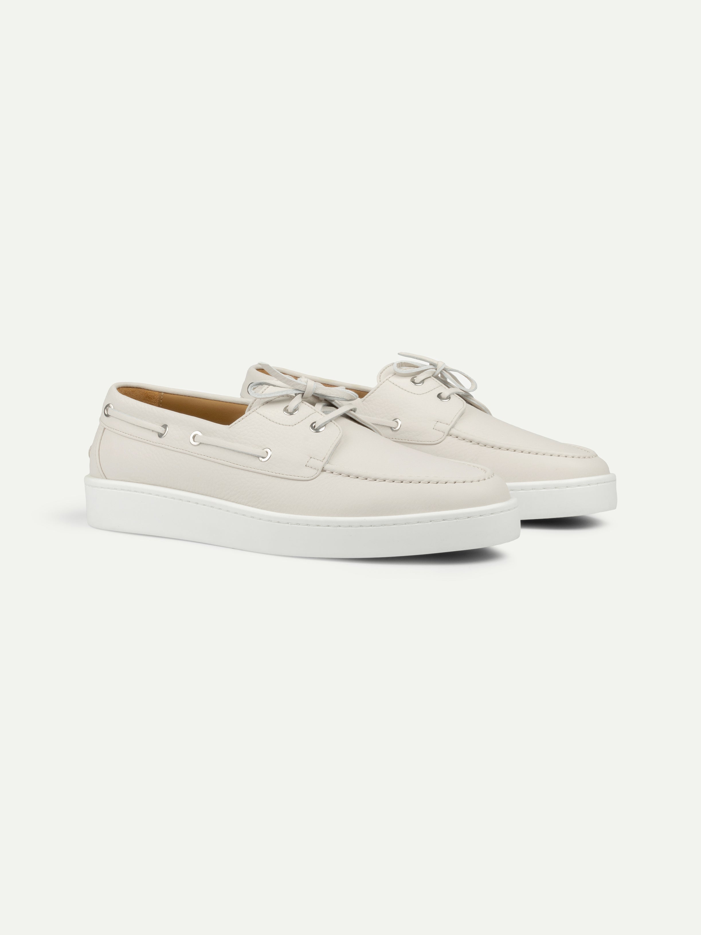 Ivory Boat Sneaker