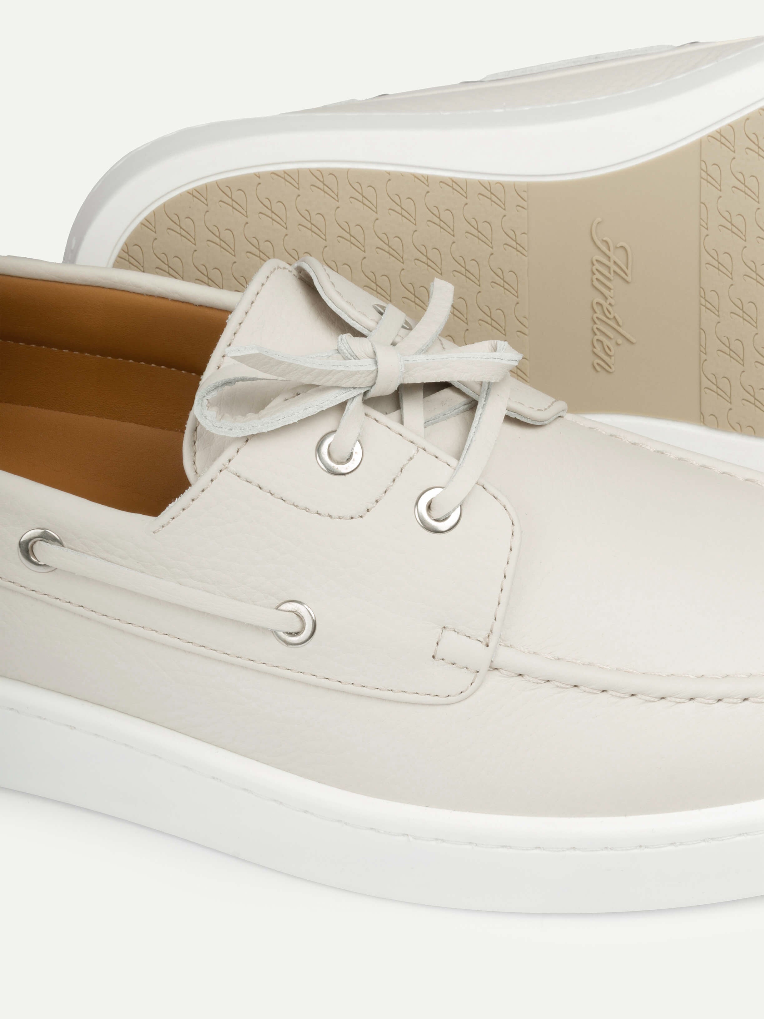 Ivory Boat Sneaker