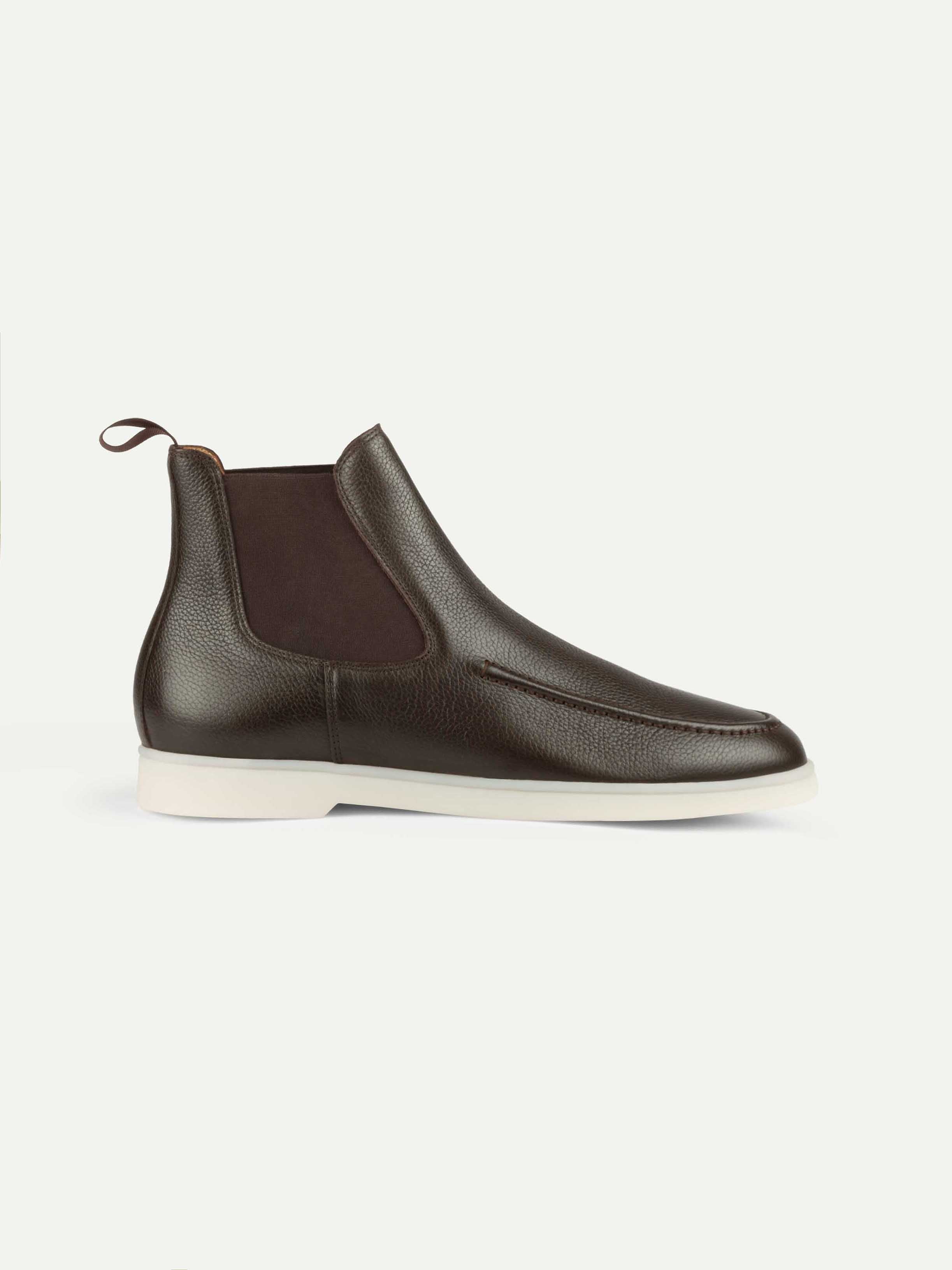 City Chelsea Boots Brown Grain