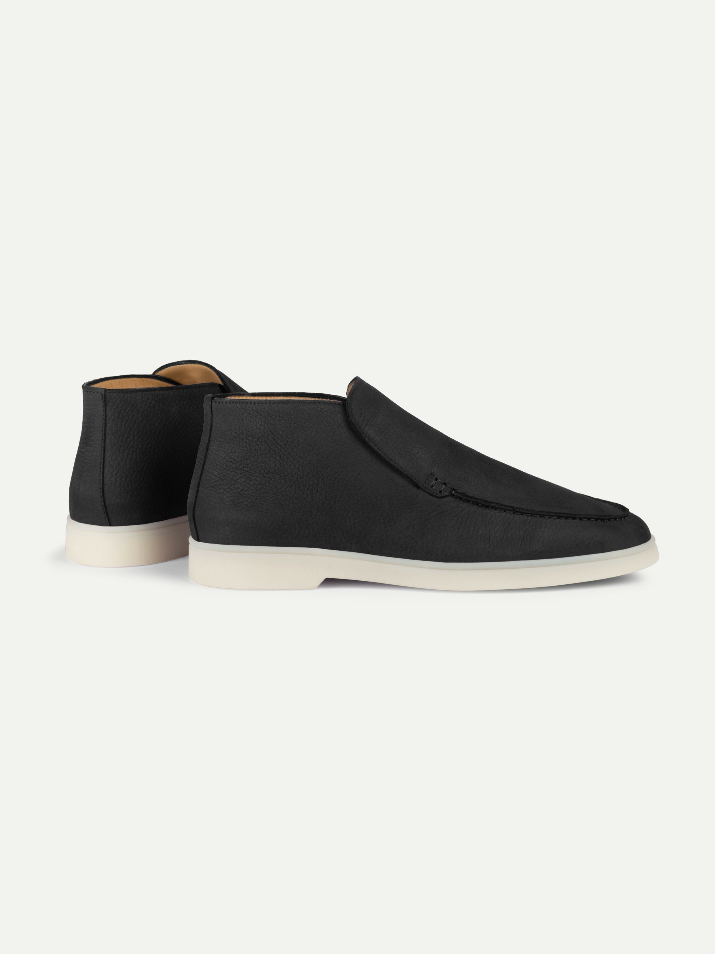 Black Nubuck Winter City Loafer