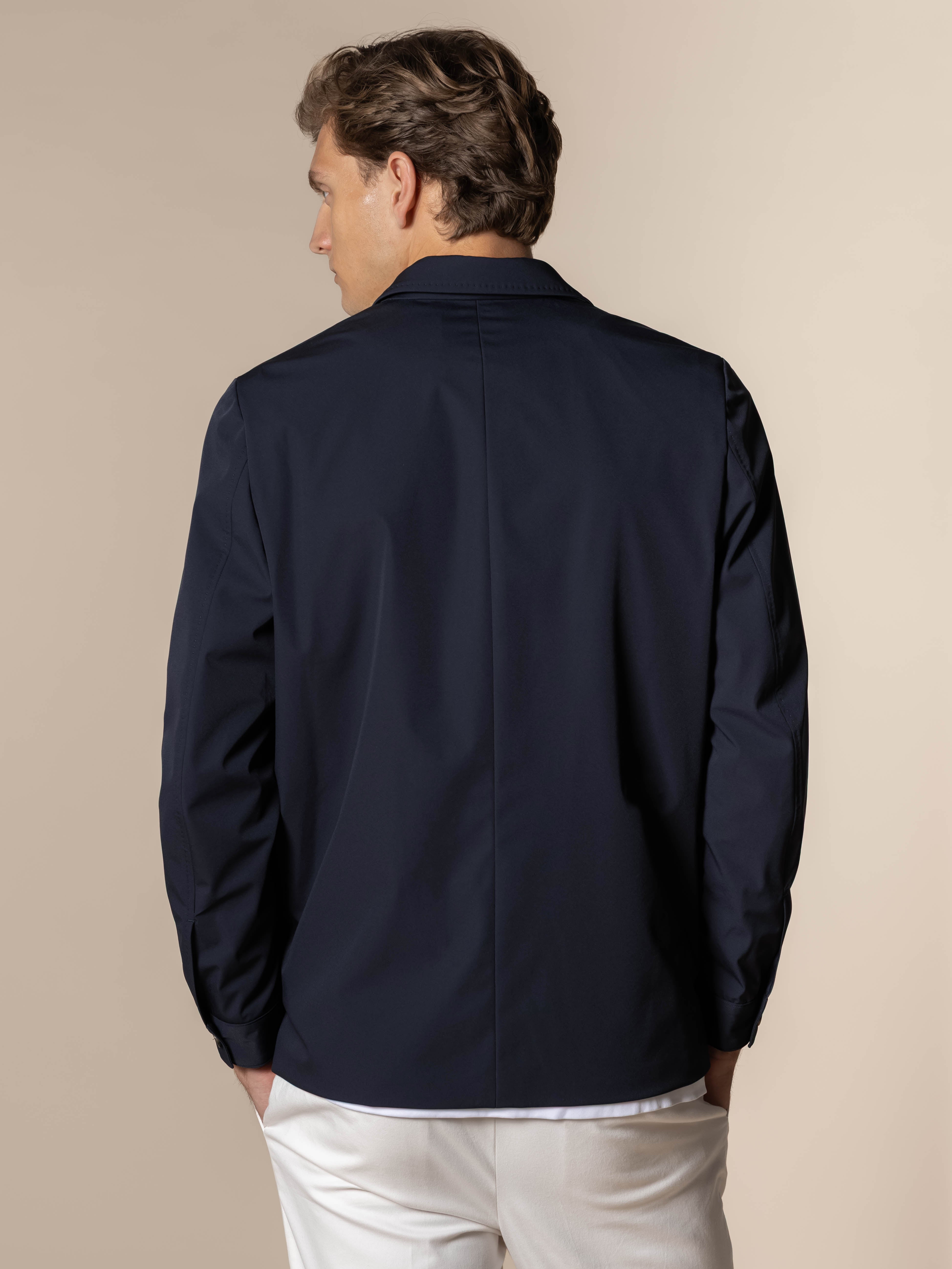 Navy Technical Leisure Blazer