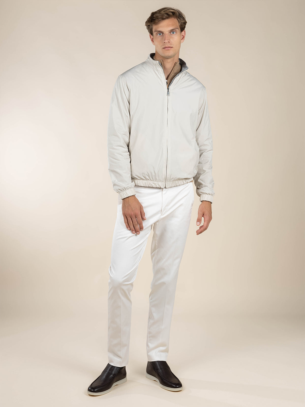 Ecru Reversible Resort Jacket