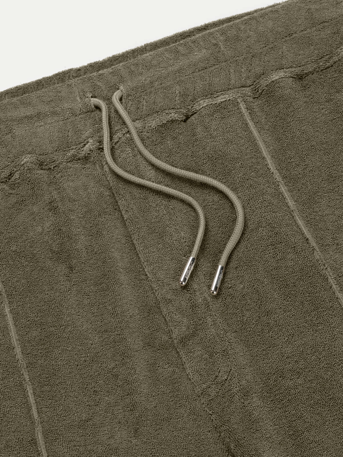 Olive Terry Towelling Leisure Shorts