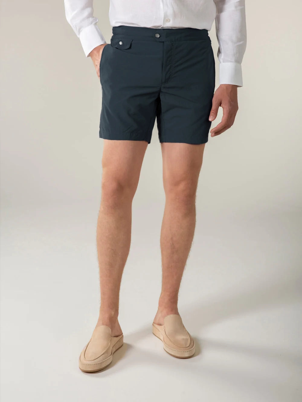 Steel Blue Beachside Swim Short