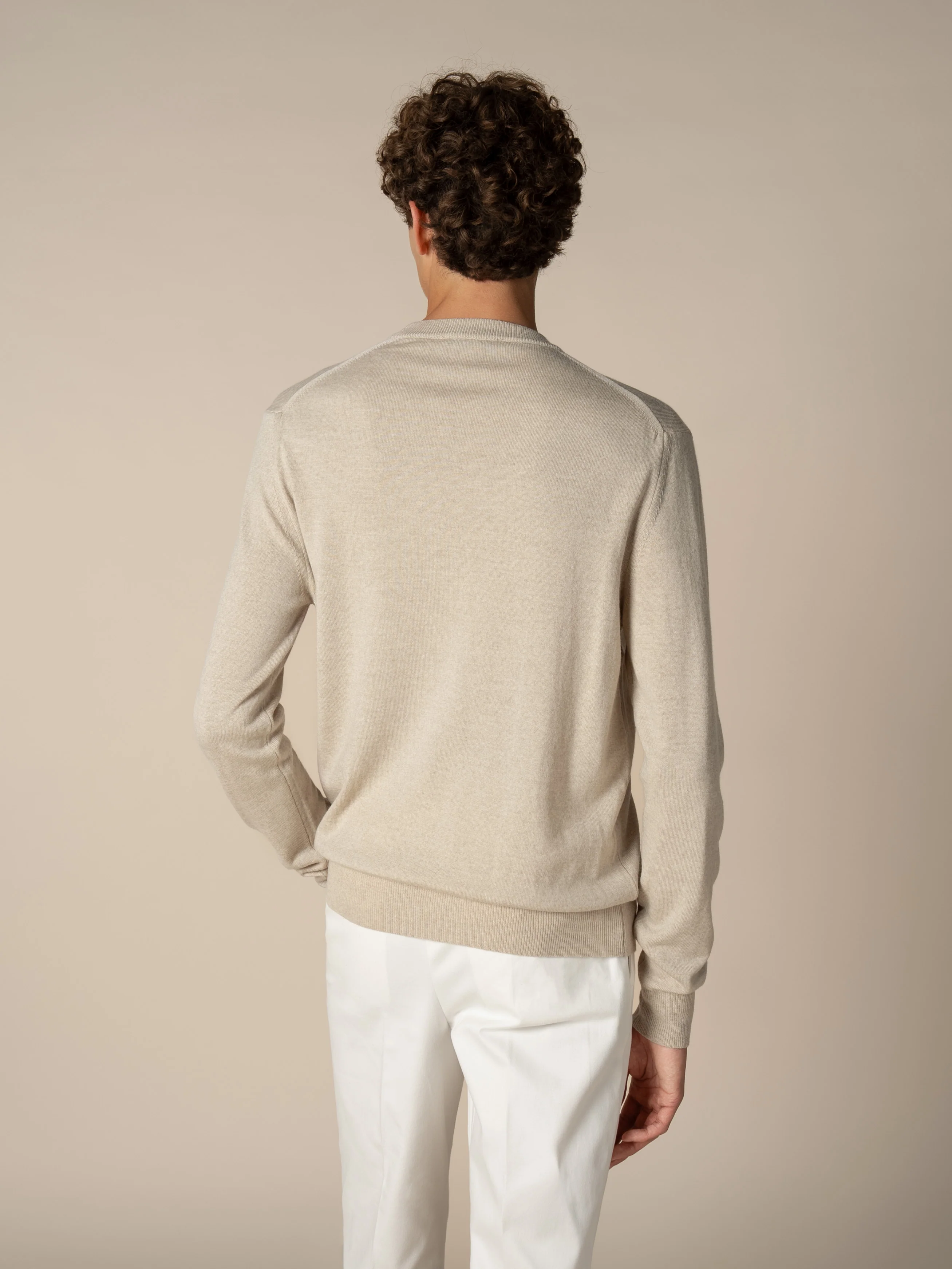 Light Beige City Crew