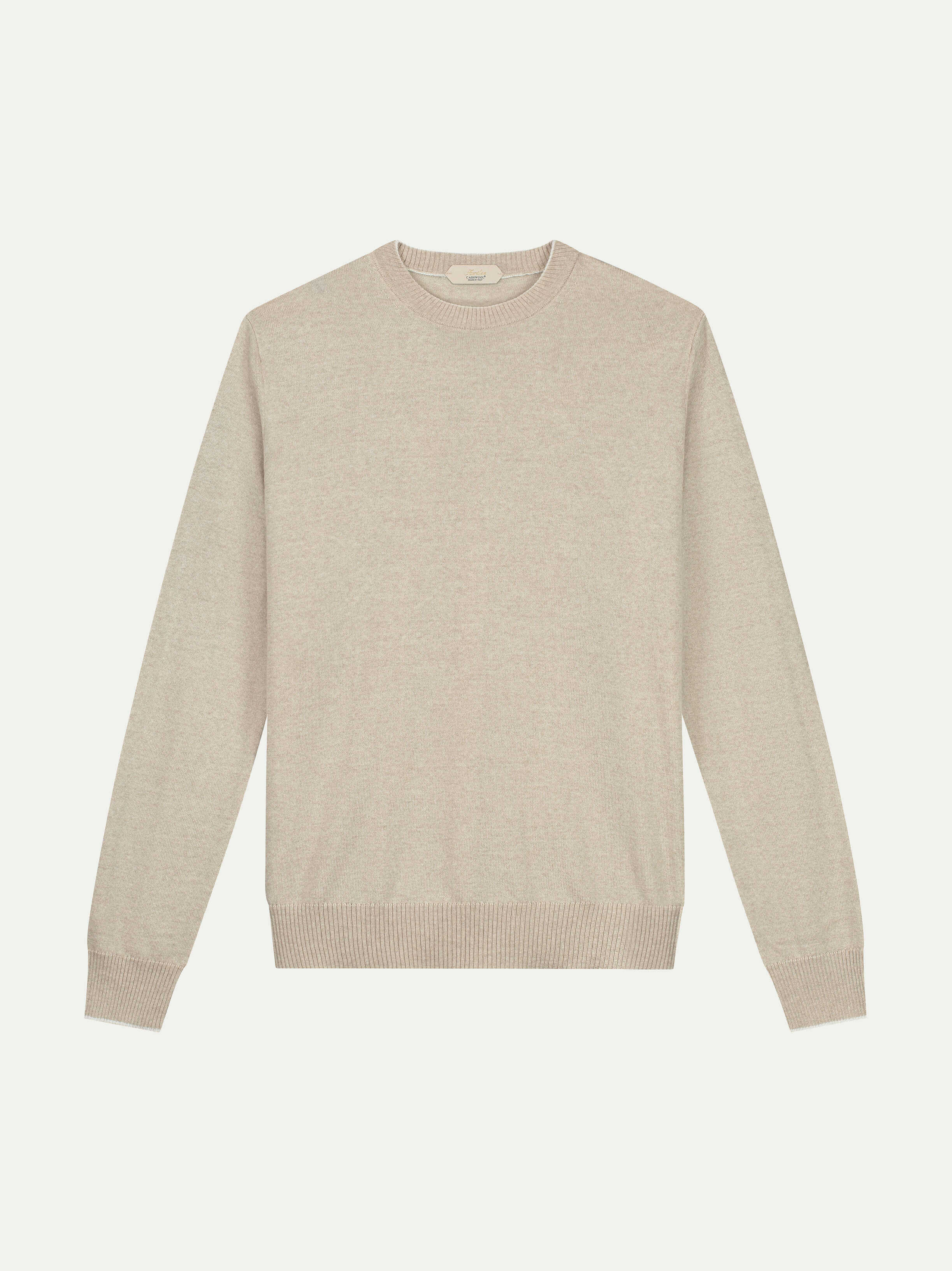 Light Beige Two Tone City Crew